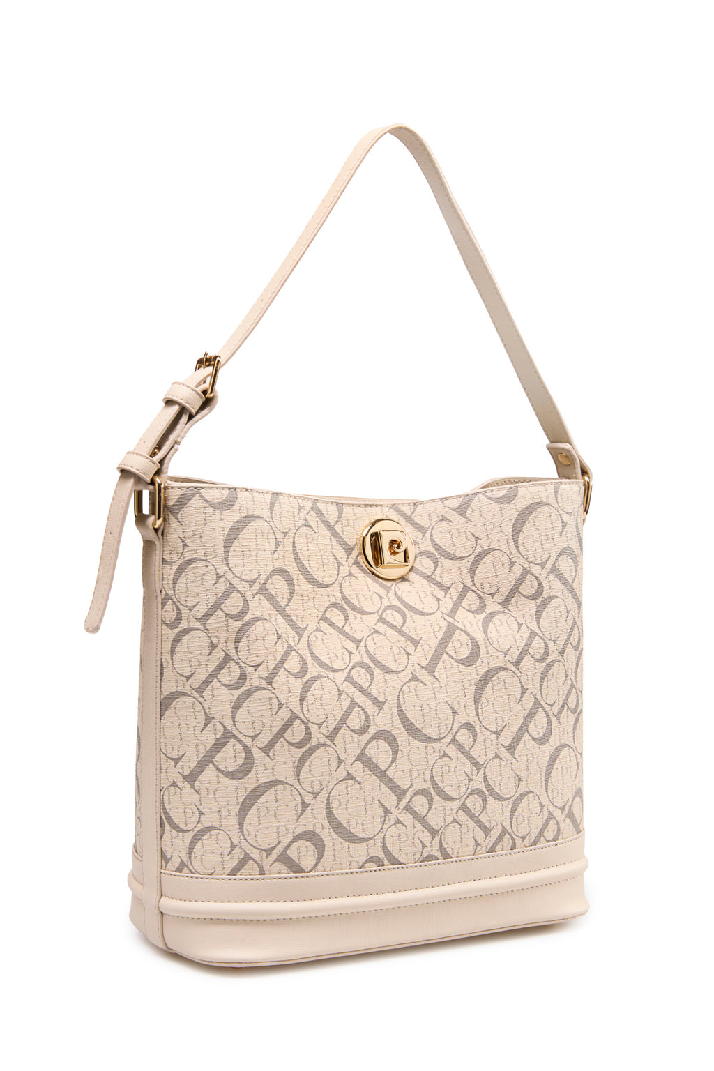 Monogram Bej Kadın Omuz Çantası 05PO25Y2511