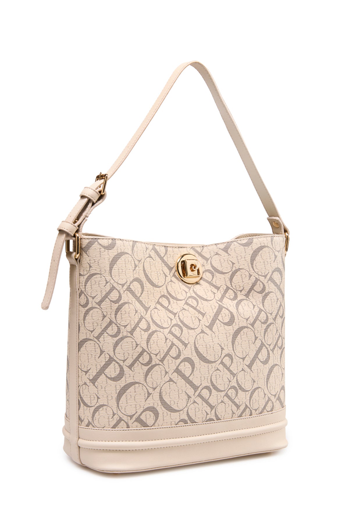 Monogram Bej Kadın Omuz Çantası 05PO25Y2511