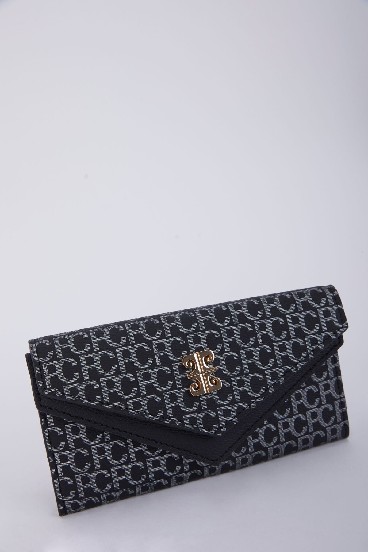 Küçük Alfabe Siyah Kadın Portföy & Clutch Çanta 06PO23K1419