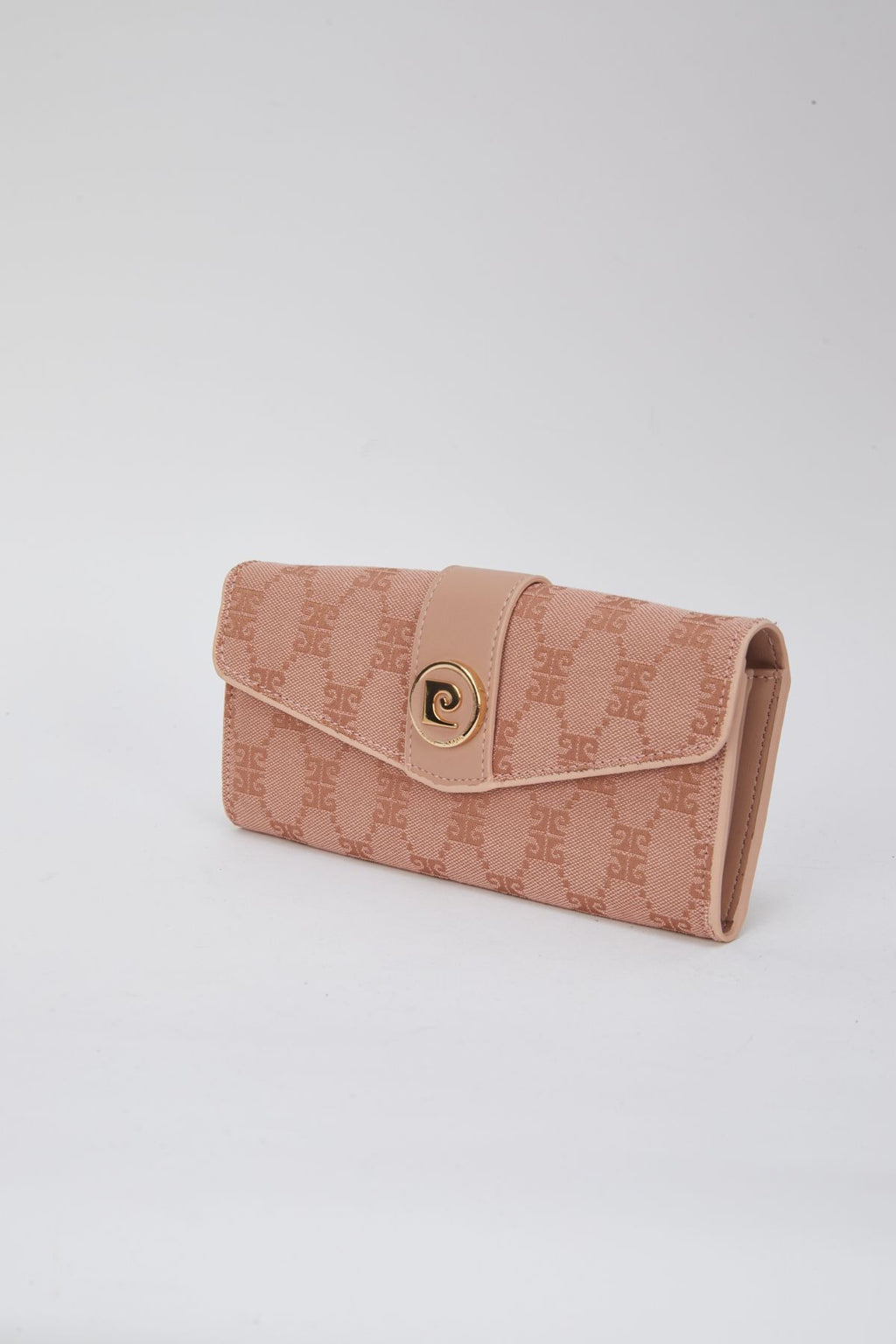 Rose Pudra Monogram Kanvas Çıtçıtlı Orta Boy Kadın Cüzdan