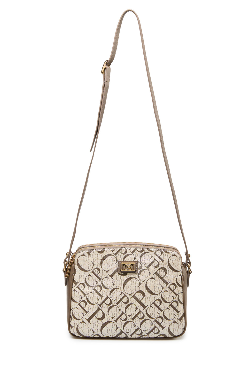 Monogram Altın Kadın Çapraz Omuz Çantası 05PO25Y2518