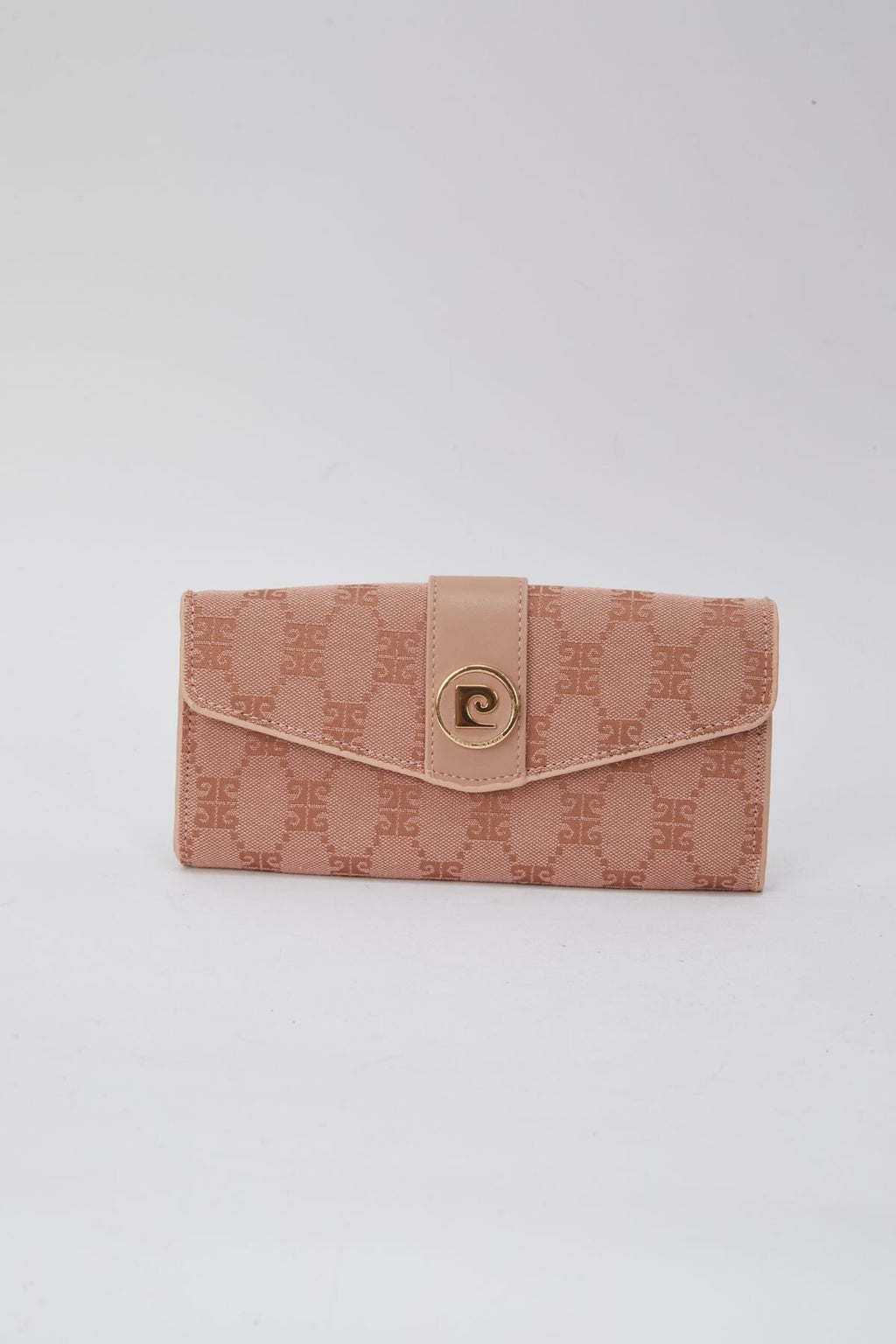 Rose Pudra Monogram Kanvas Çıtçıtlı Orta Boy Kadın Cüzdan