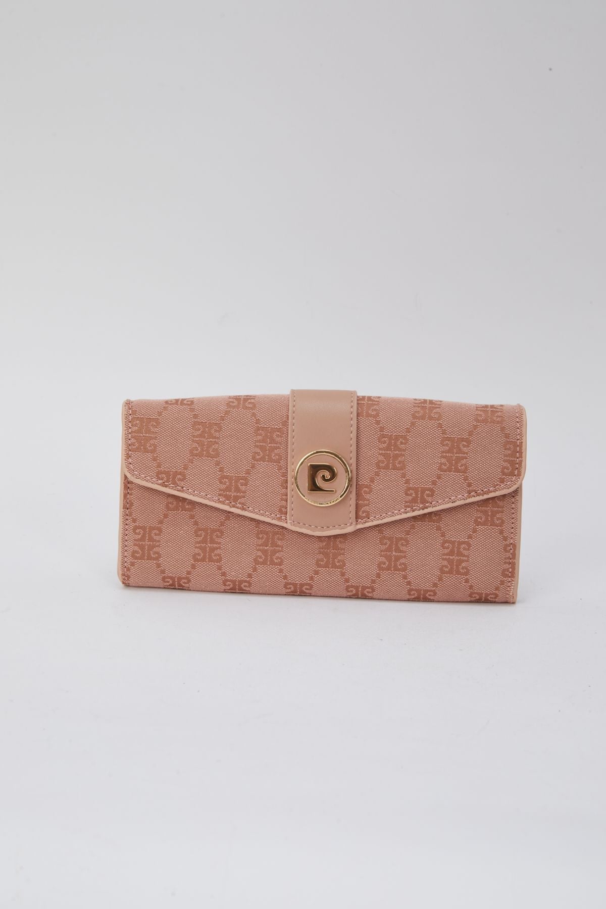 Rose Pudra Monogram Kanvas Çıtçıtlı Orta Boy Kadın Cüzdan