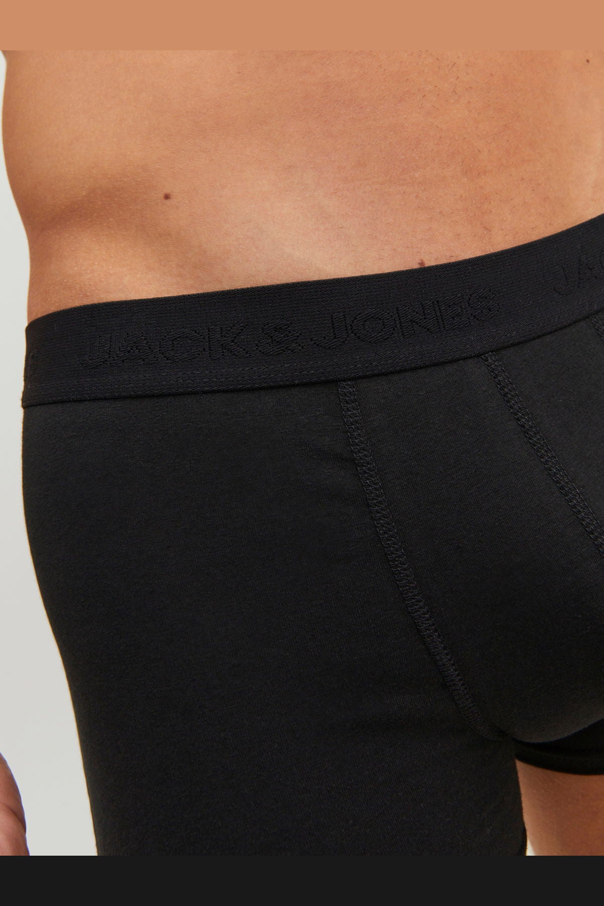 JACWAISTBAND TRUNKS 3 PAC Siyah Erkek Boxer 101069440