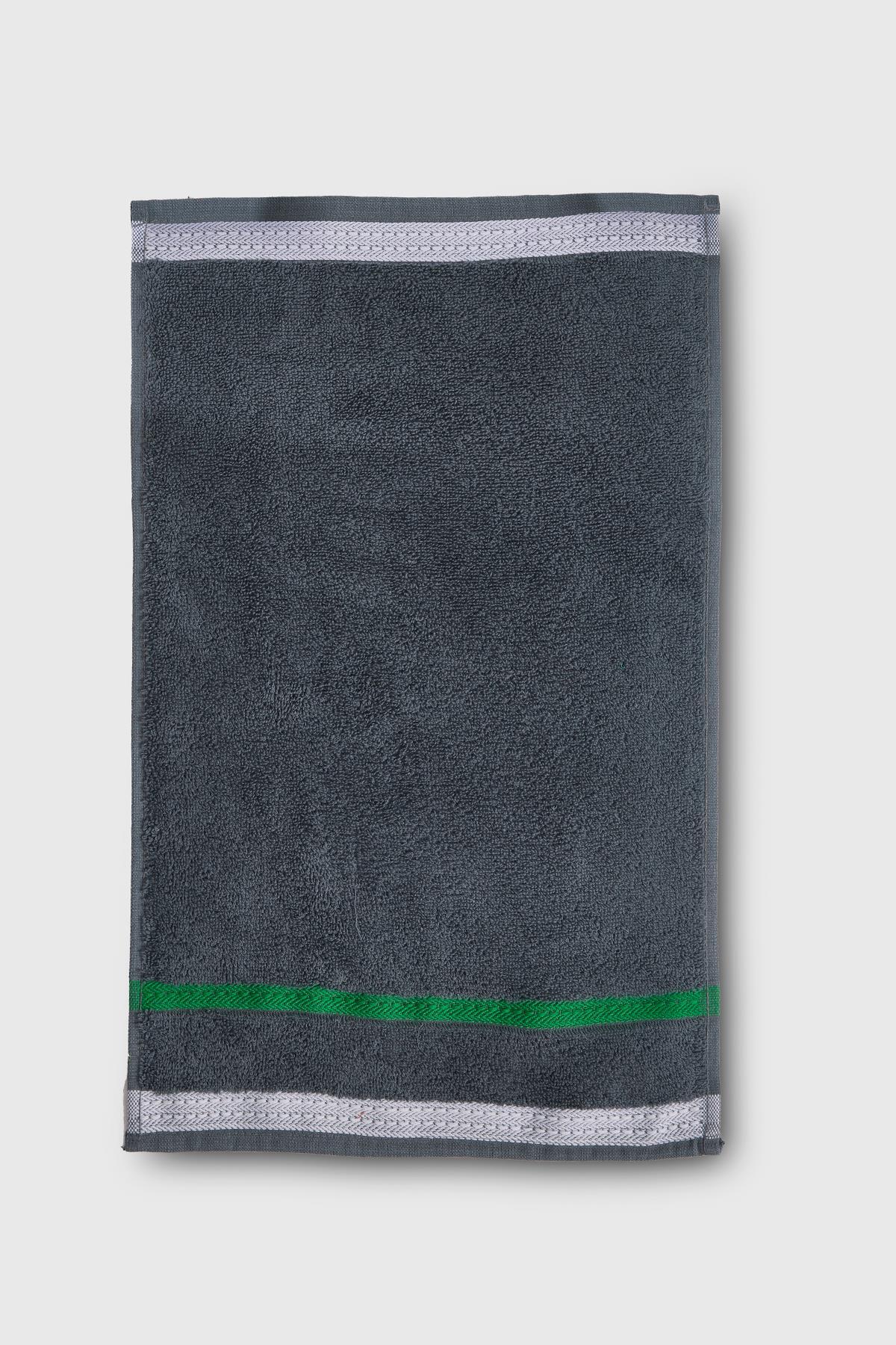 Be-0927-Dgy %100 Pamuk Koyu Gri 70X140 Cm Banyo Havlusu