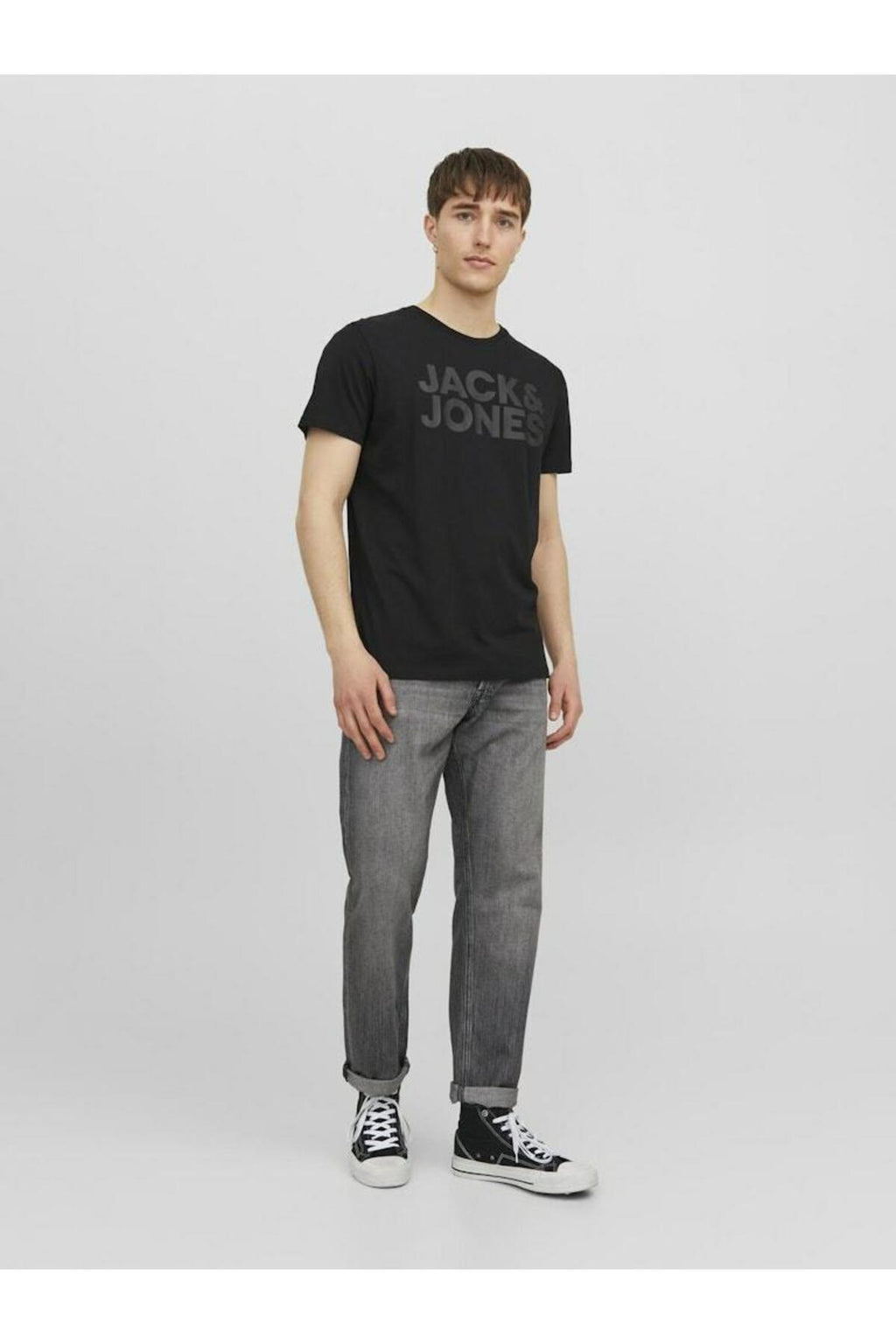 Jjecorp Logo Tee S Siyah - Siyah Erkek T-Shirt 12151955
