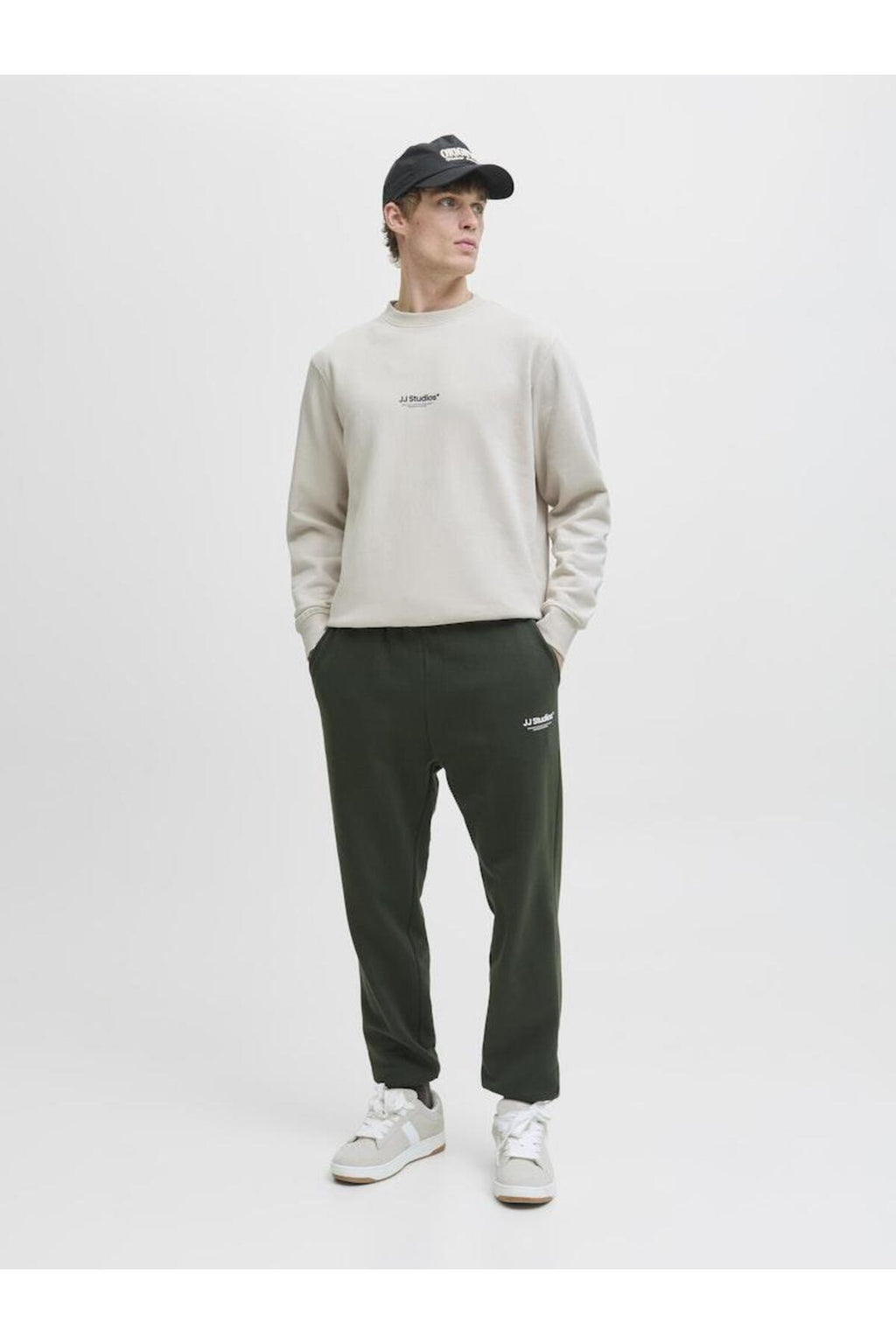 JJESOHO Sweat Crew Neck NOOS – Bisiklet Yaka Basic Erkek Sweatshirt, Rahat Günlük Model