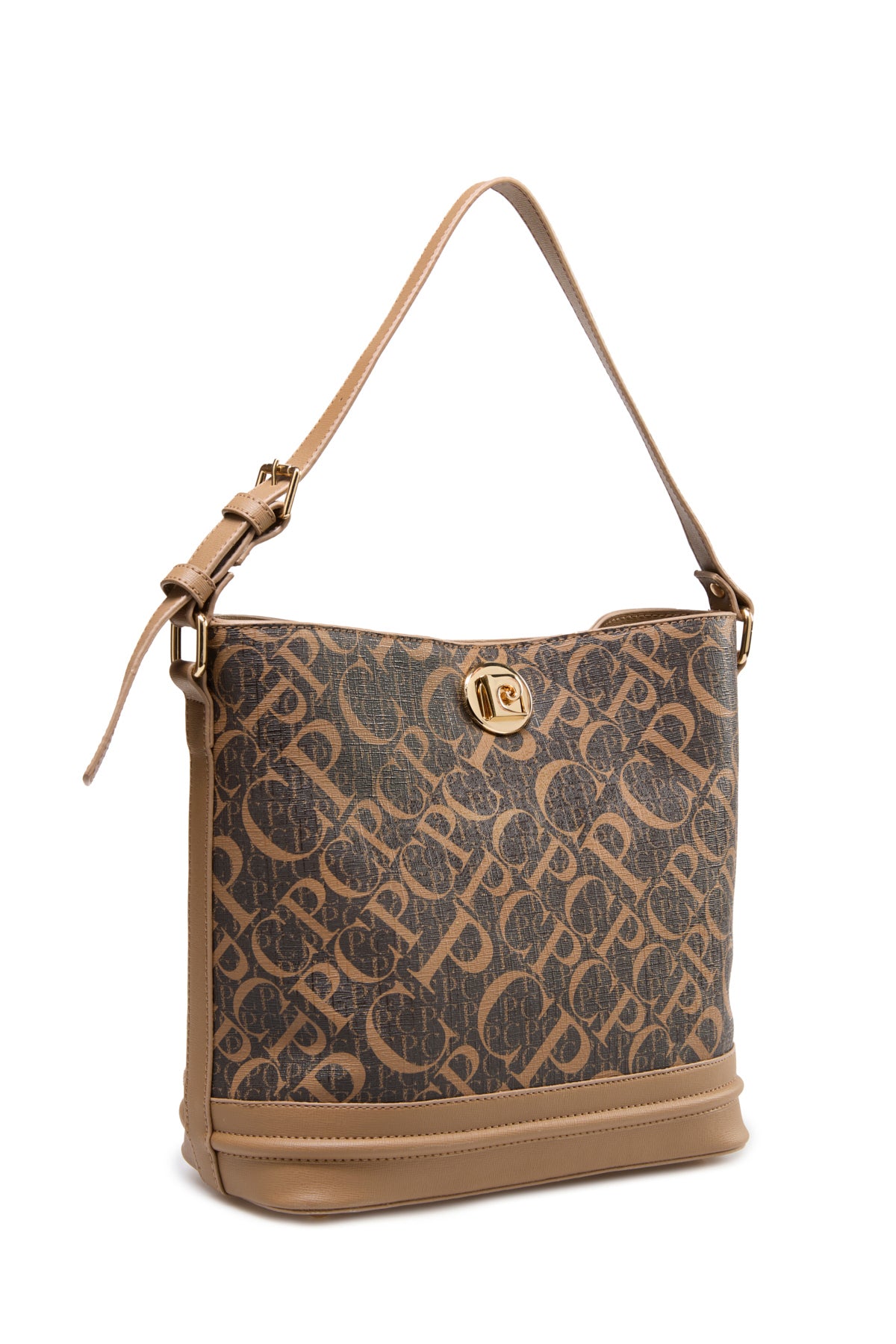 Monogram Kahve Kadın Omuz Çantası 05PO25Y2511