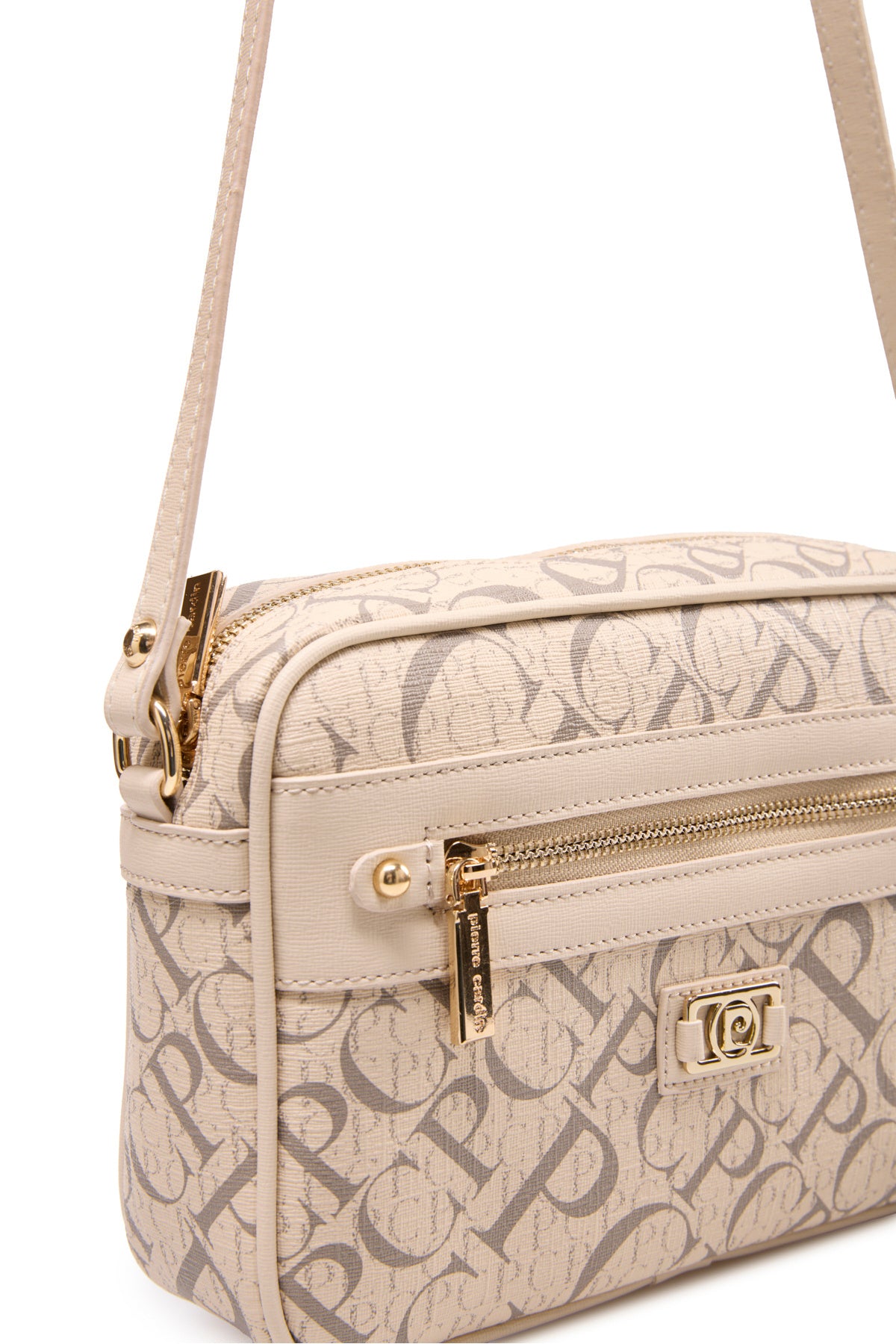Monogram Bej Kadın Çapraz Omuz Çantası 05PO25Y2514