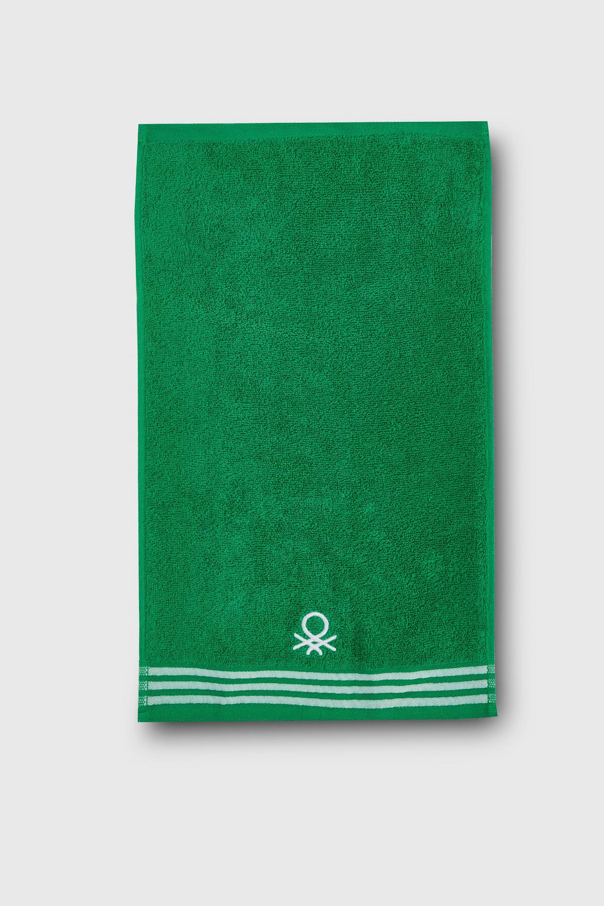 Be-0839-Gr %100 Pamuk Yeşil 50X90 Cm El Havlusu