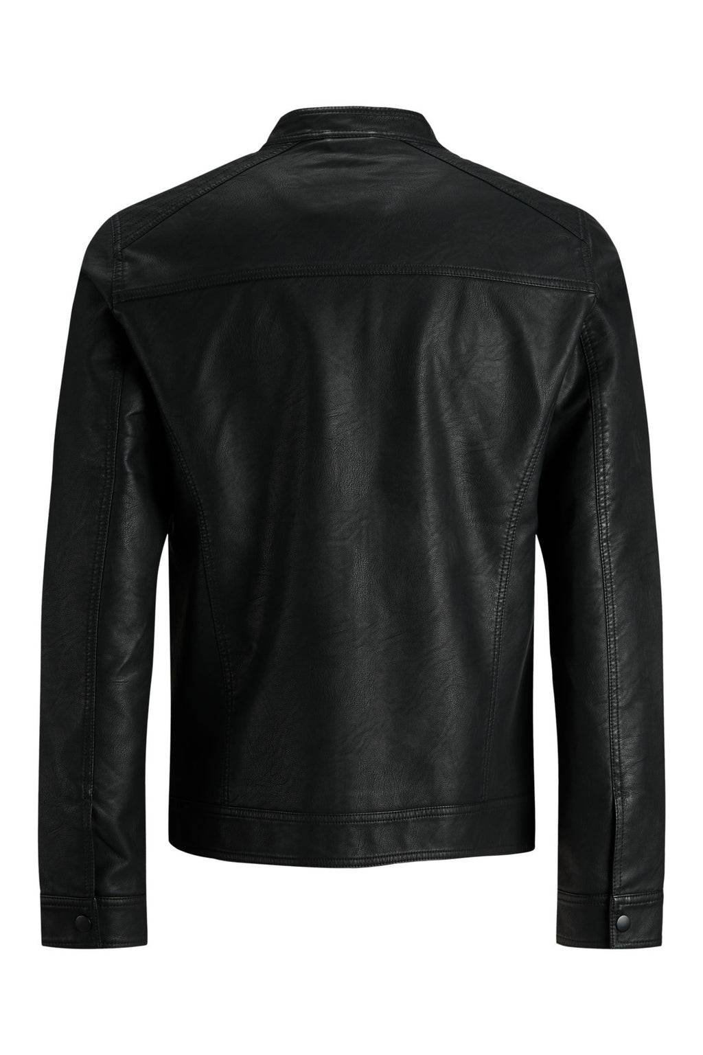 Jjewarner Jacket Noos Siyah Erkek Deri Ceket 12182461