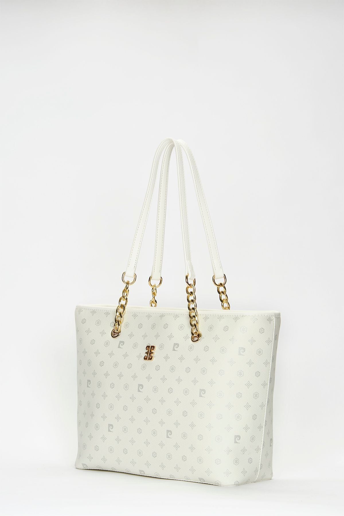 Beyaz Monogram Kadın Omuz Çantası 05PO22Y1546