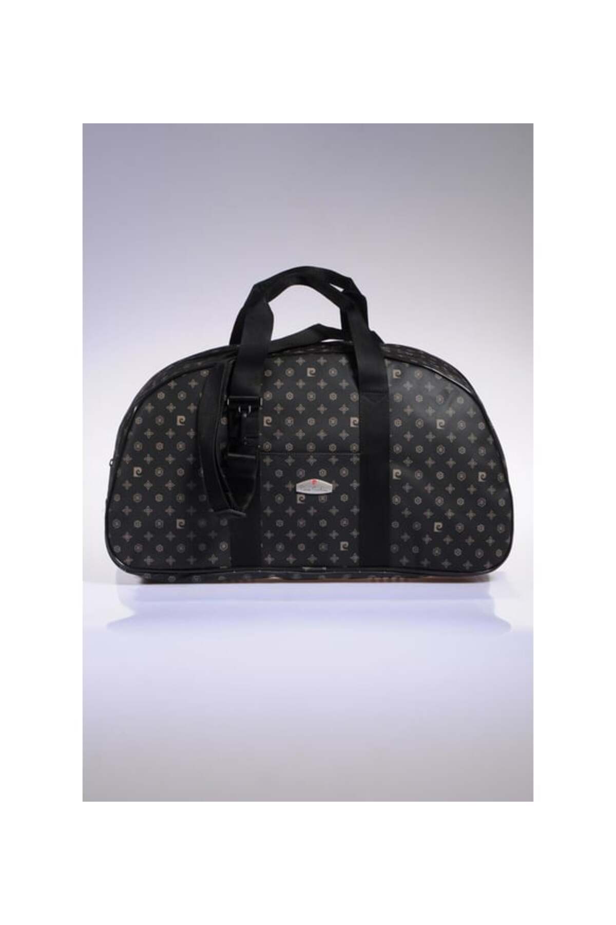 Siyah PC Monogram Kanvas Geniş Hacimli Unisex Seyahat & Spor Çantası