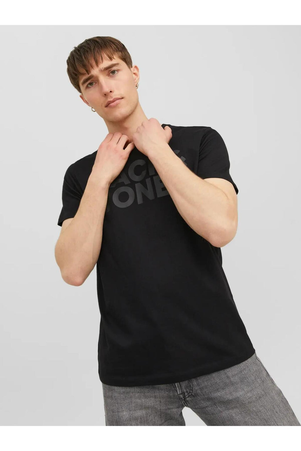 Jjecorp Logo Tee S Siyah - Siyah Erkek T-Shirt 12151955