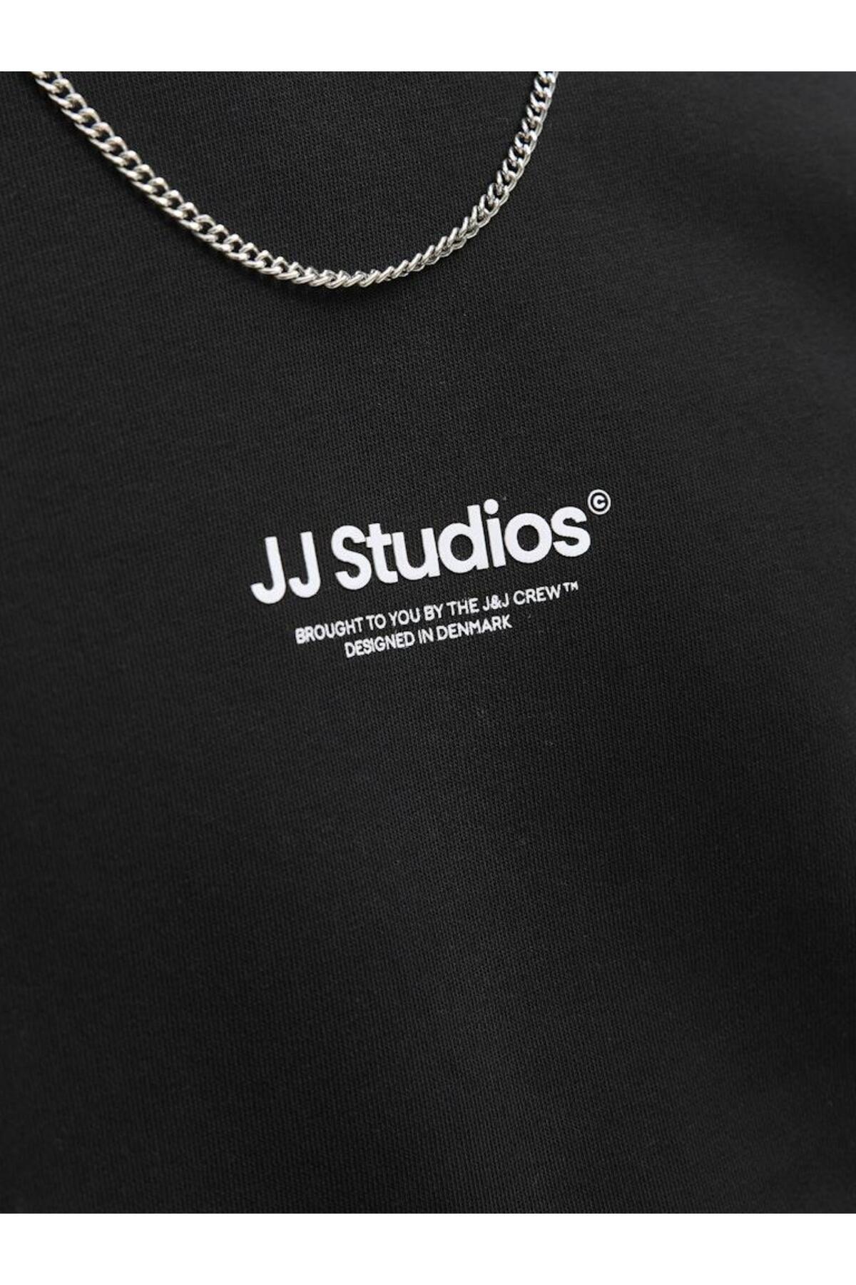JJESOHO Sweat Crew Neck NOOS – Bisiklet Yaka Basic Erkek Sweatshirt, Rahat Günlük Model