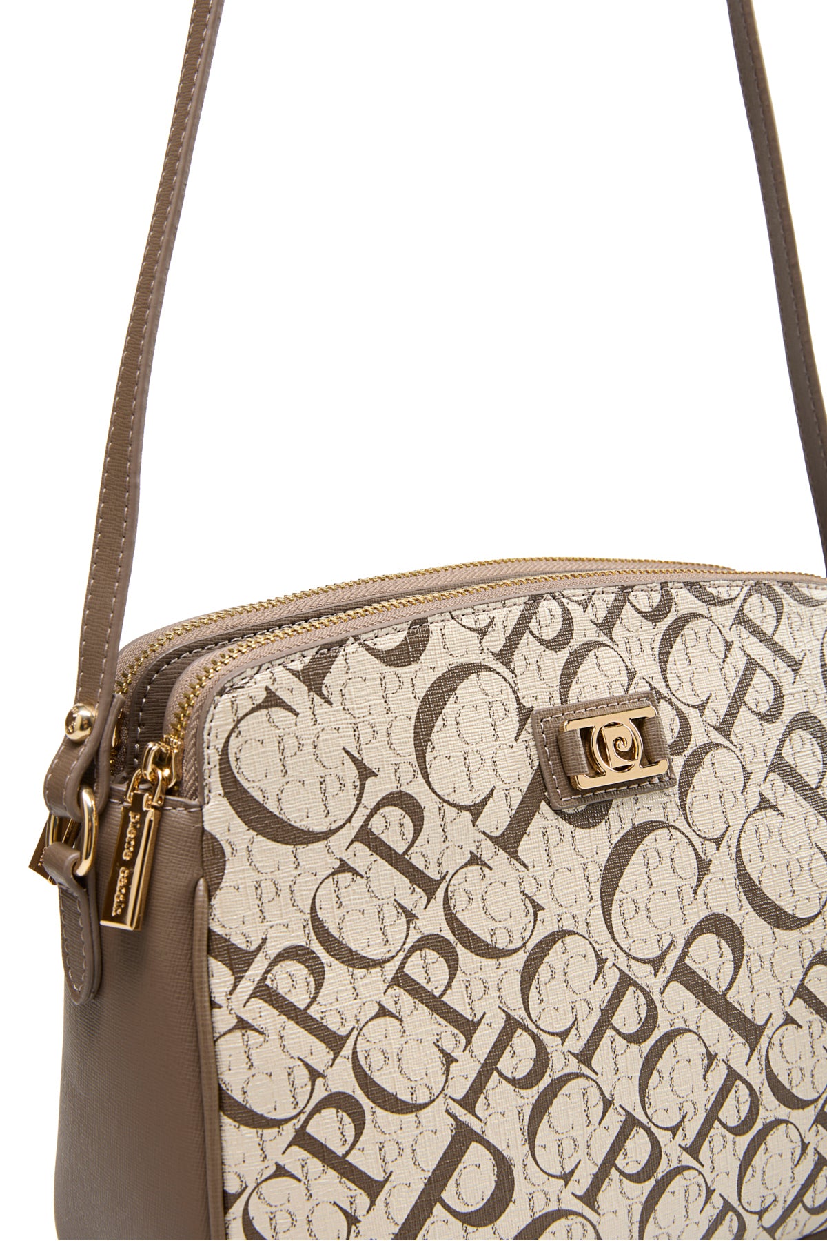 Monogram Altın Kadın Çapraz Omuz Çantası 05PO25Y2518