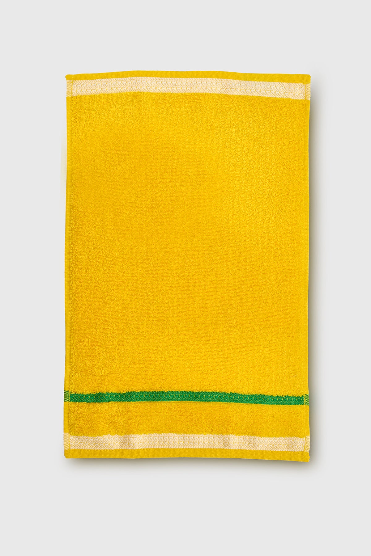 Be-0831-Ye %100 Pamuk Sarı 50X90 Cm El Havlusu