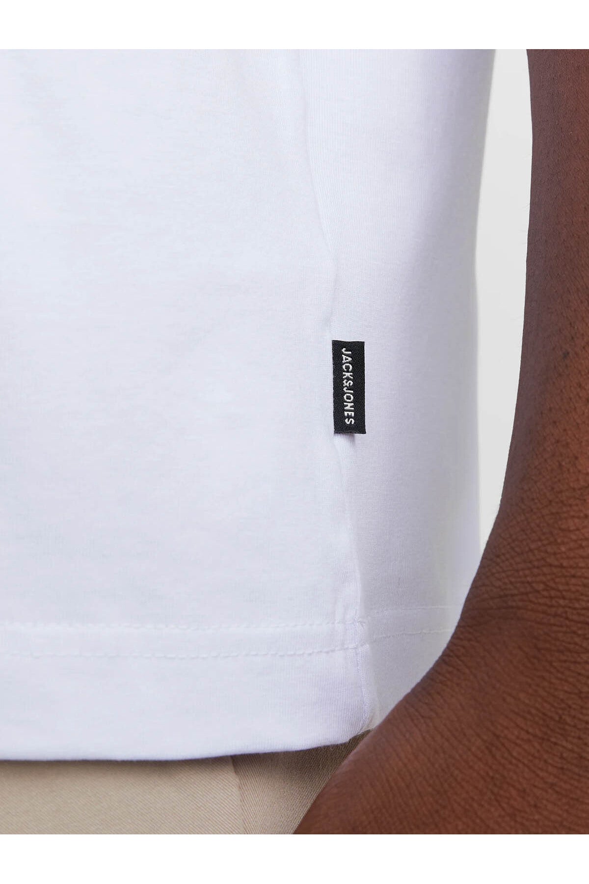 Jjeurban Edge Tee Ss O-Neck Beyaz Erkek T-Shirt 12254412
