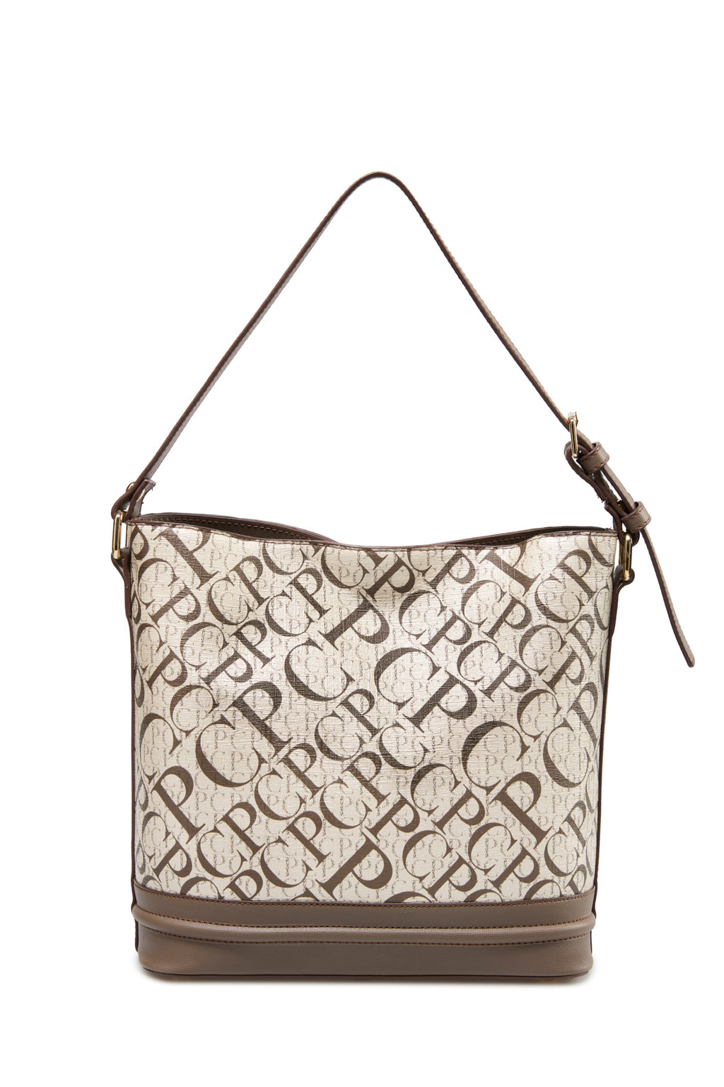 Monogram Altın Kadın Omuz Çantası 05PO25Y2511