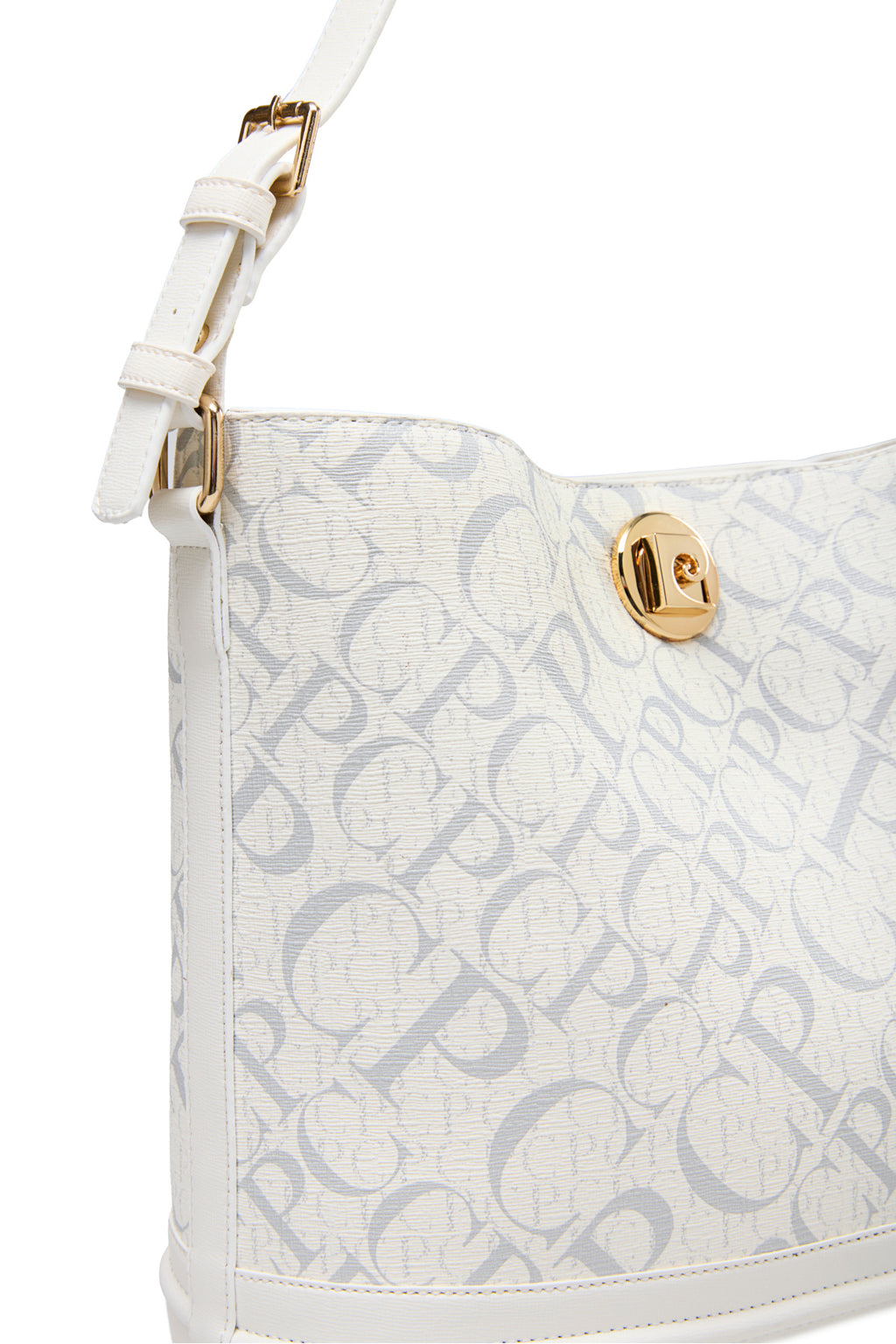 Monogram Beyaz Kadın Omuz Çantası 05PO25Y2511