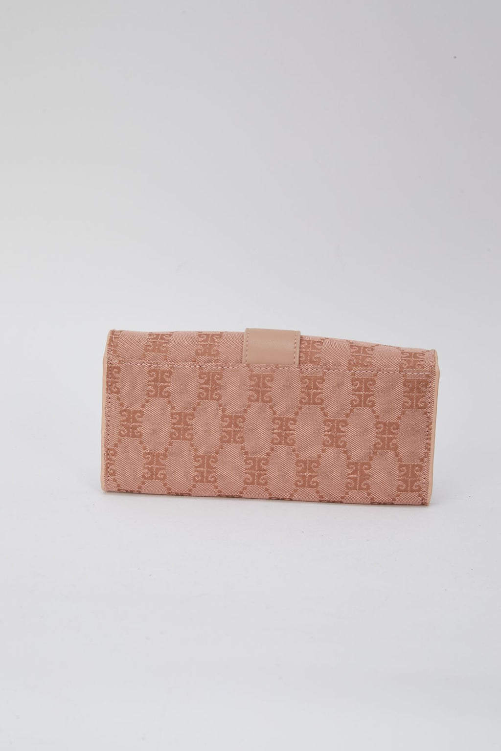 Rose Pudra Monogram Kanvas Çıtçıtlı Orta Boy Kadın Cüzdan