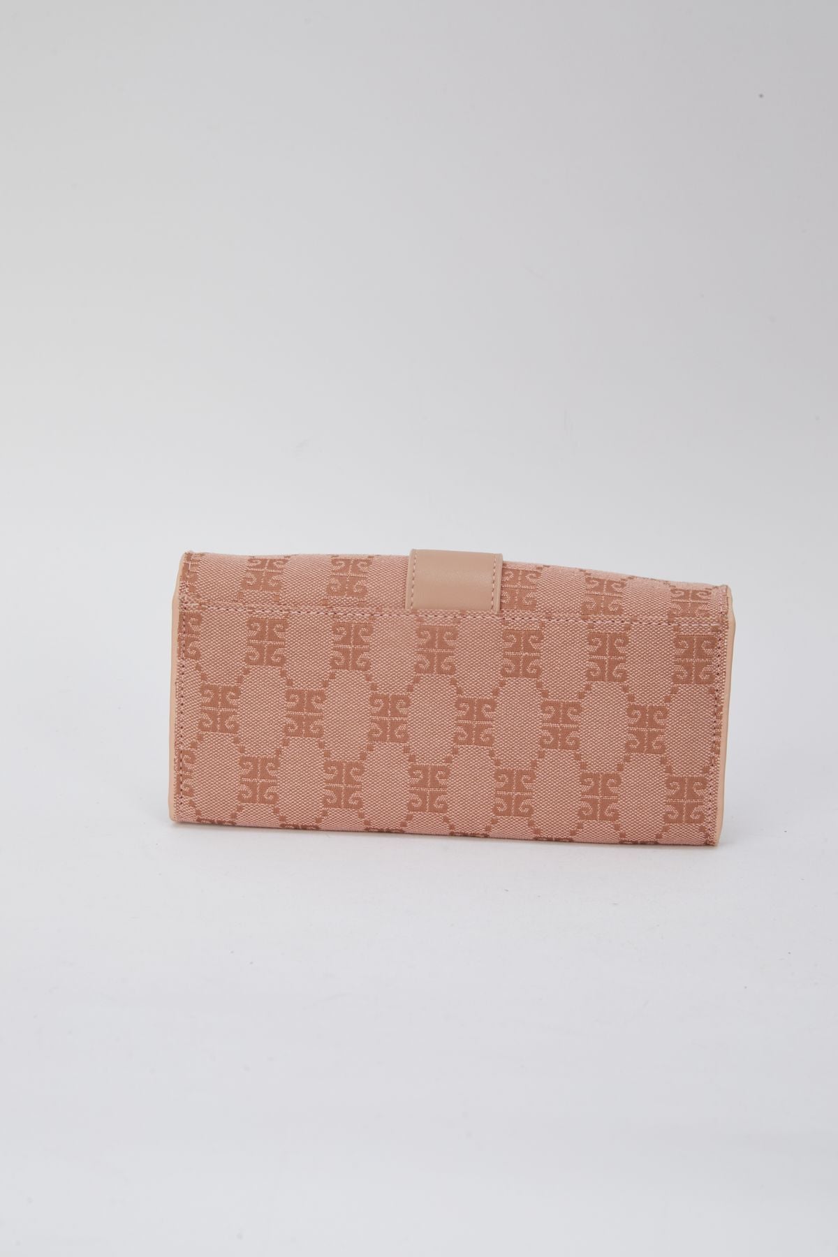 Rose Pudra Monogram Kanvas Çıtçıtlı Orta Boy Kadın Cüzdan