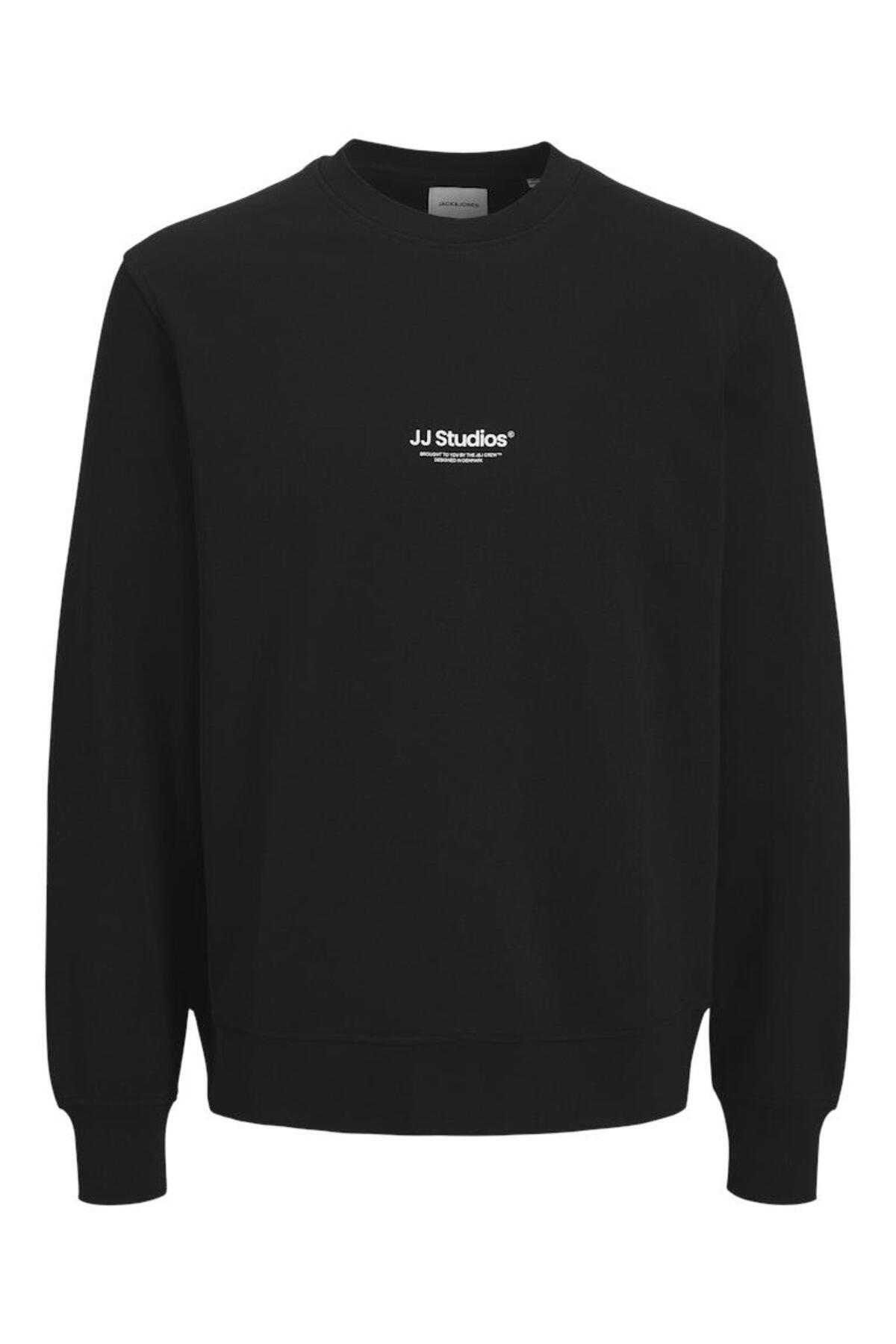 JJESOHO Sweat Crew Neck NOOS – Bisiklet Yaka Basic Erkek Sweatshirt, Rahat Günlük Model