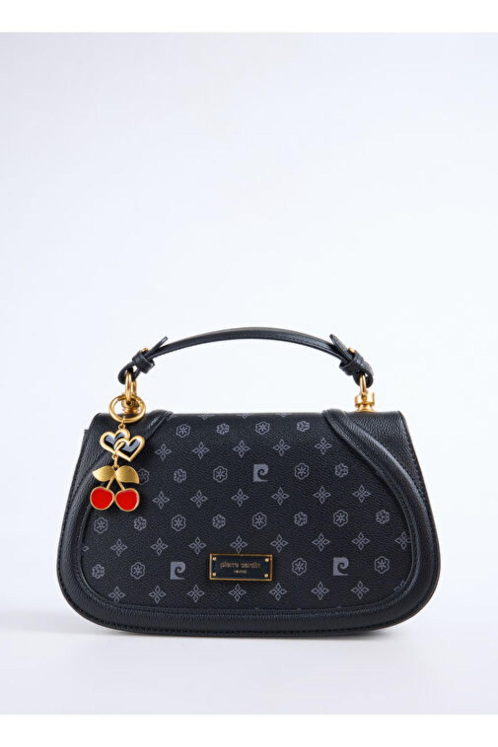Limited Edition Siyah Monogram Çıtçıt Kapamalı Askılı Kadın Çapraz Omuz Çantası 05PC25K10347