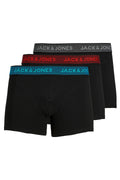 Jack&Jones 12127816 JACWAISTBAND TRUNKS 3 PACK NOOS Boxer Siyah
