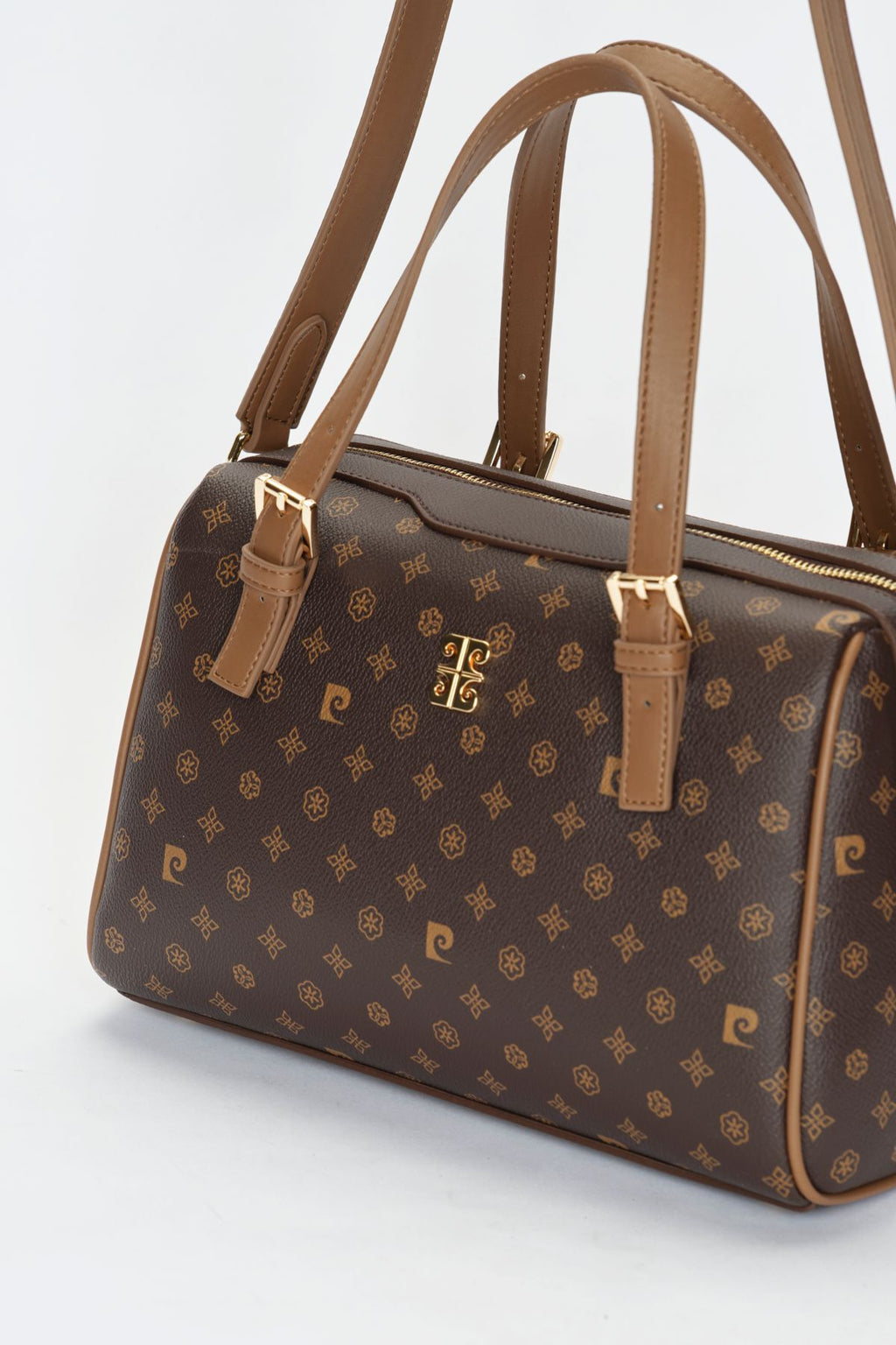 Kahve Monogram Kadın Omuz Çantası 05PO22Y1532