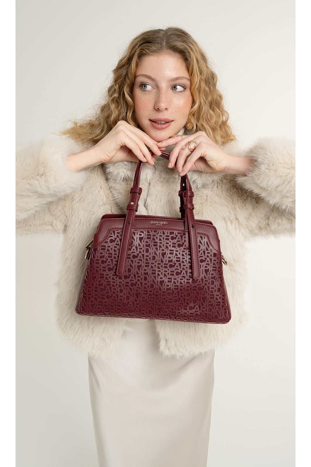 Bordo Kadın Omuz Çantası 05PO25KA103191