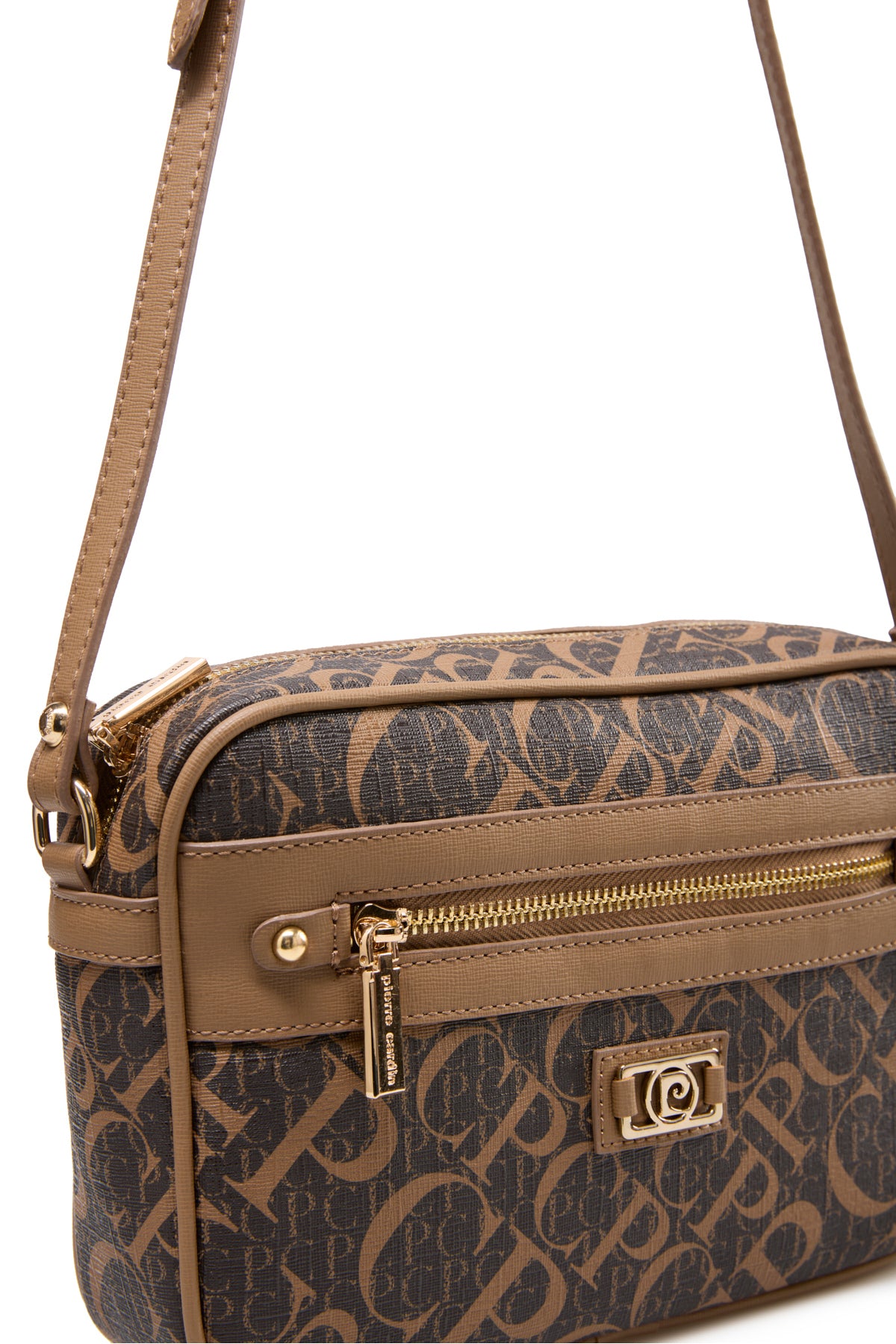 Monogram Kahve Kadın Çapraz Omuz Çantası 05PO25Y2514