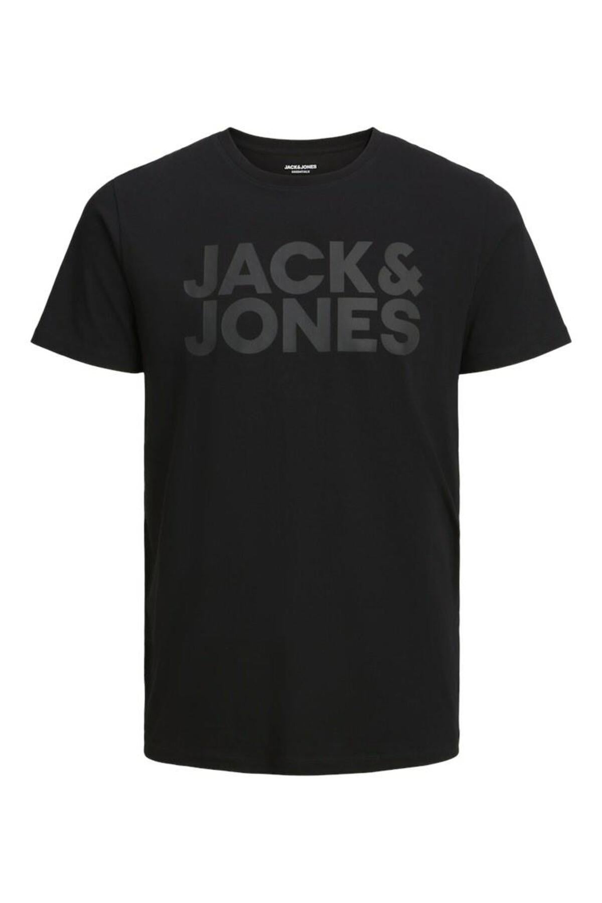 Jjecorp Logo Tee S Siyah - Siyah Erkek T-Shirt 12151955