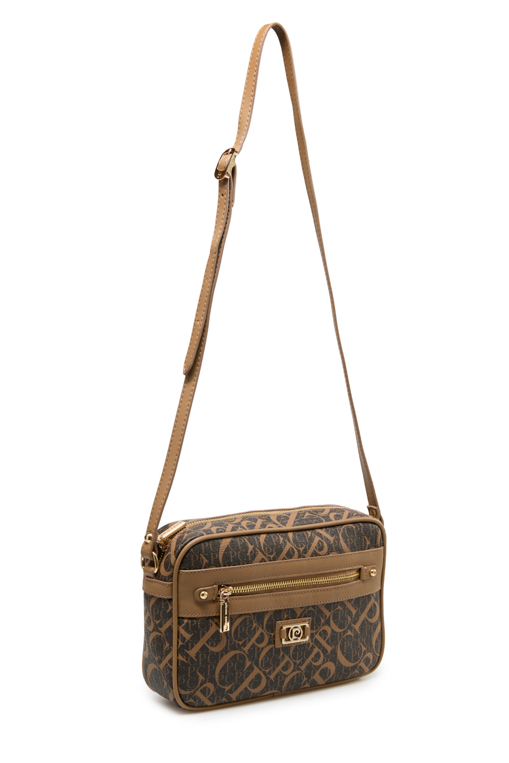 Monogram Kahve Kadın Çapraz Omuz Çantası 05PO25Y2514