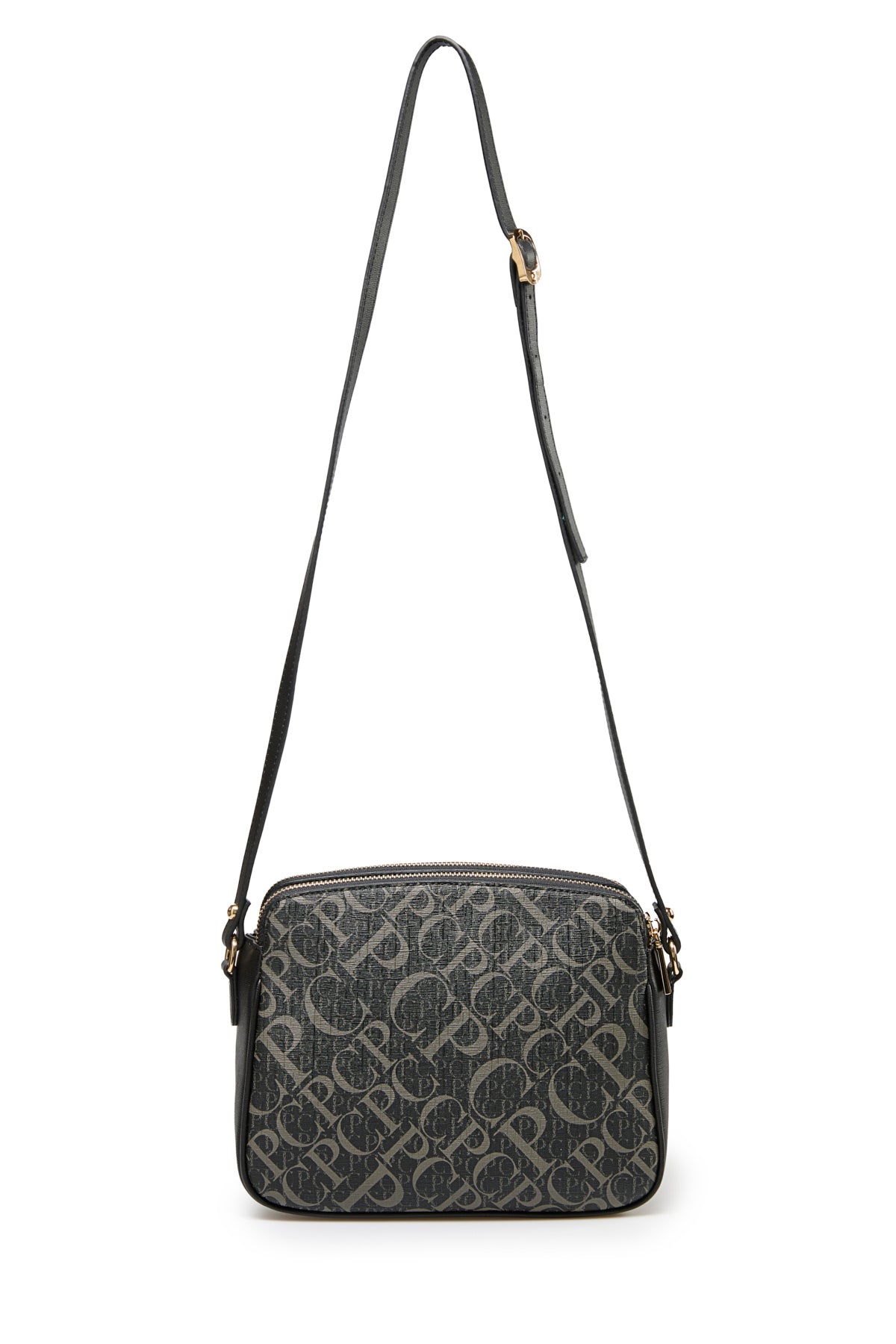 Monogram Siyah Kadın Çapraz Omuz Çantası 05PO25Y2518