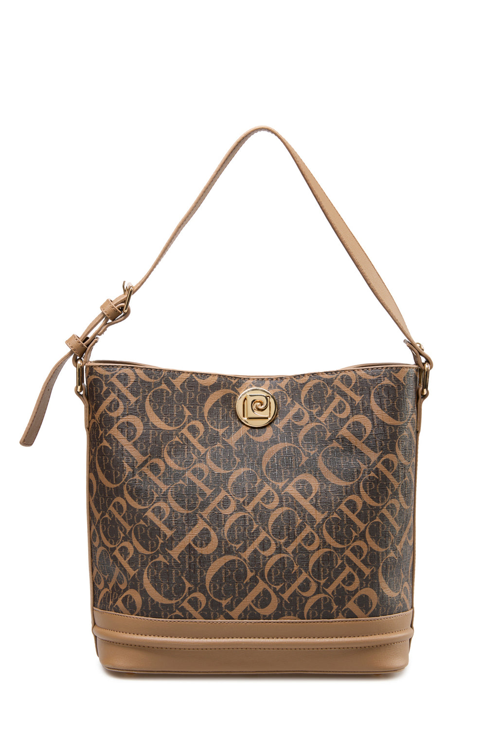 Monogram Kahve Kadın Omuz Çantası 05PO25Y2511