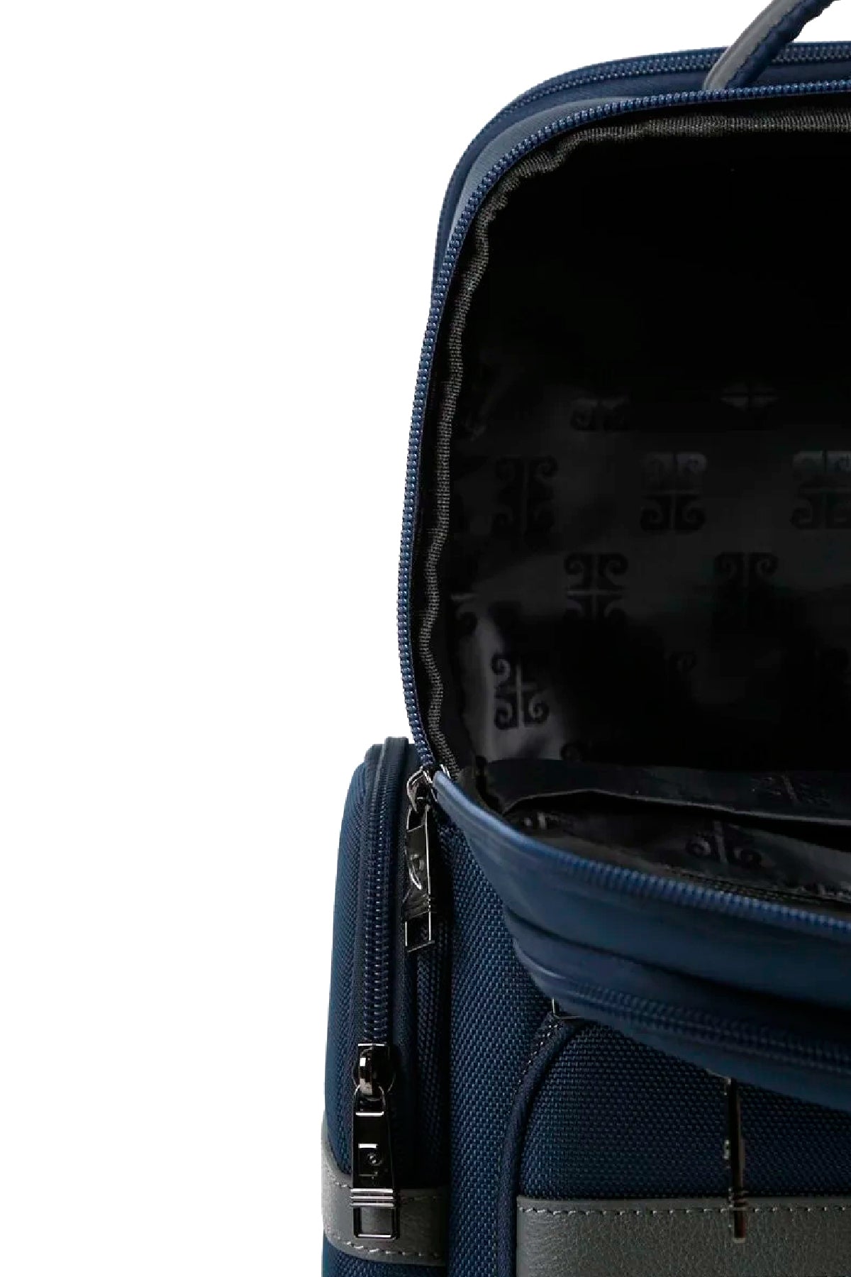 Lacivert Erkek Laptop Bölmeli Valiz Sabitleme Kayışlı Business Sırt Çantası