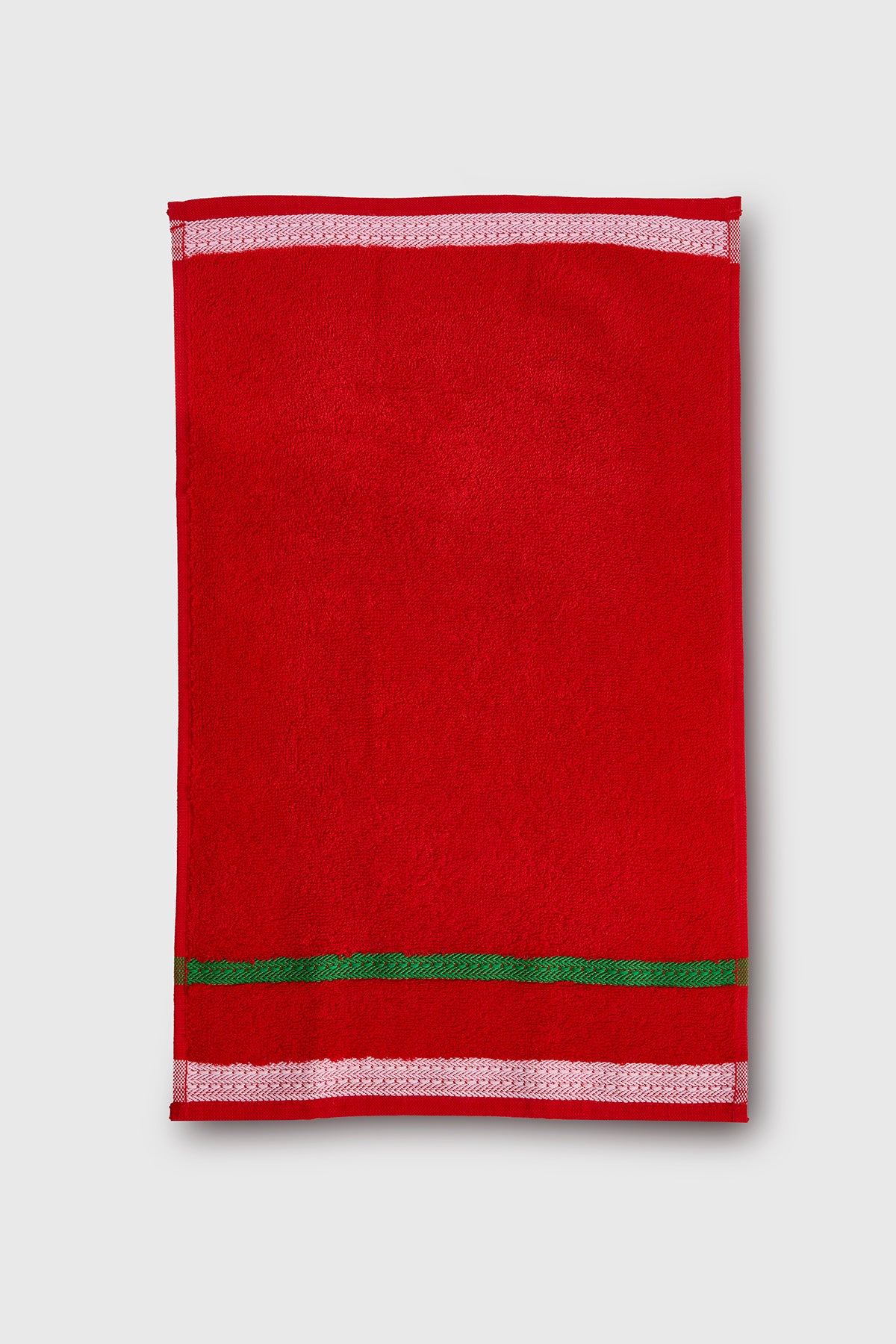 Be-0831-Rd %100 Pamuk Kırmızı 50X90 Cm El Havlusu