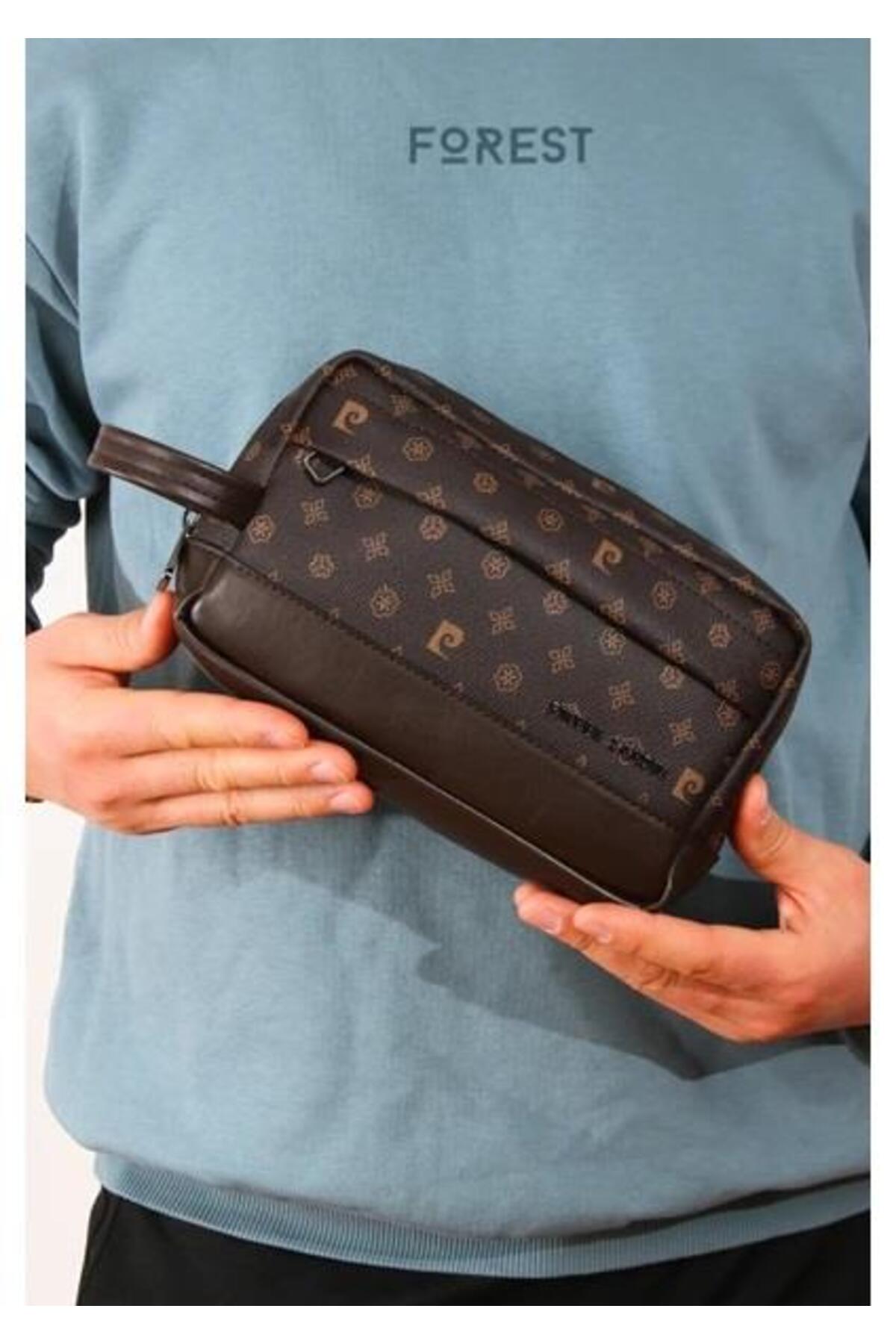 Kahverengi Erkek El Portföy Çantası & Clutch Çanta 01PC002000