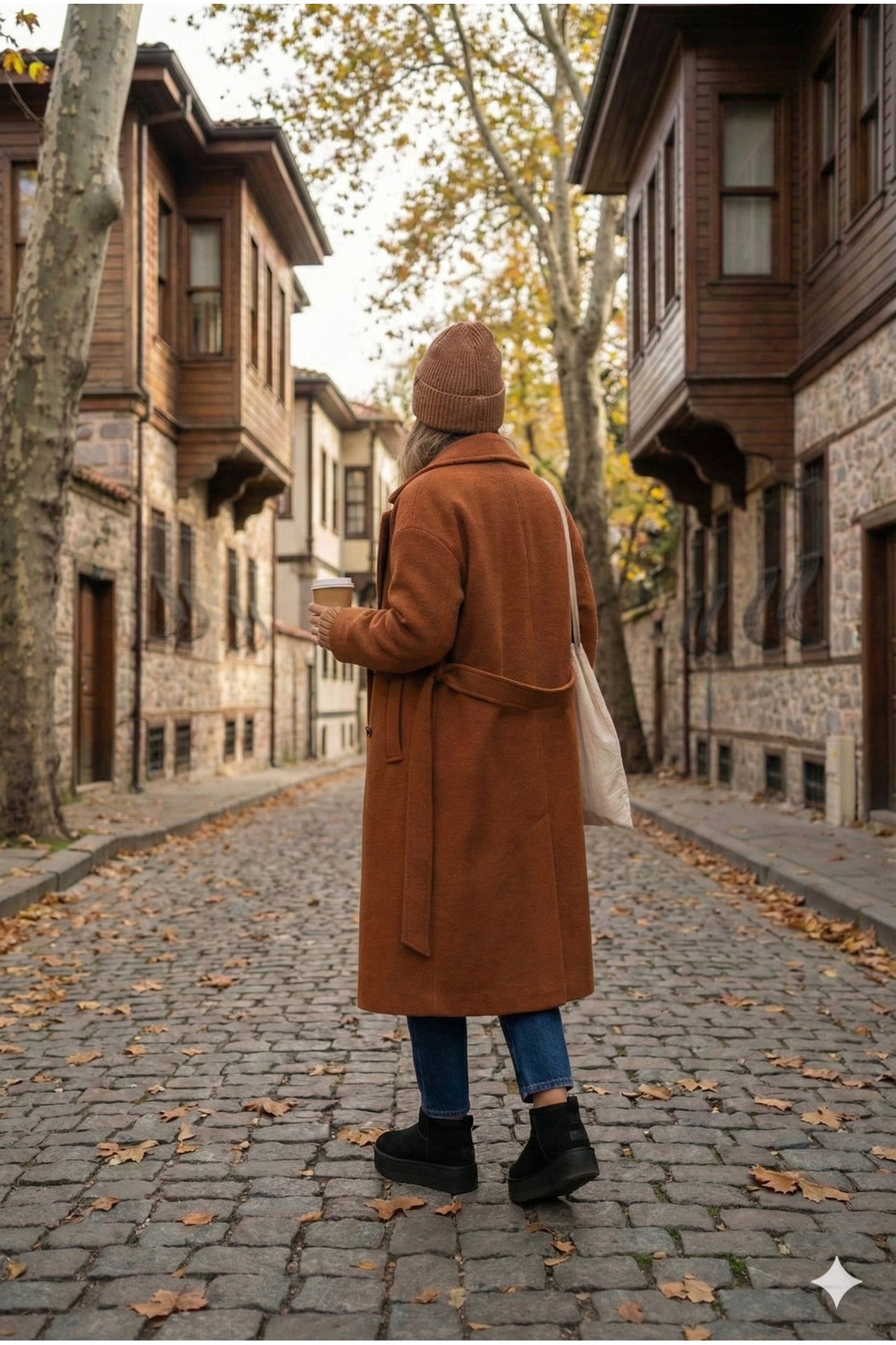Siyah Kürk İçli Kalın Tabanlı Suet Yarım Bot — Tefis