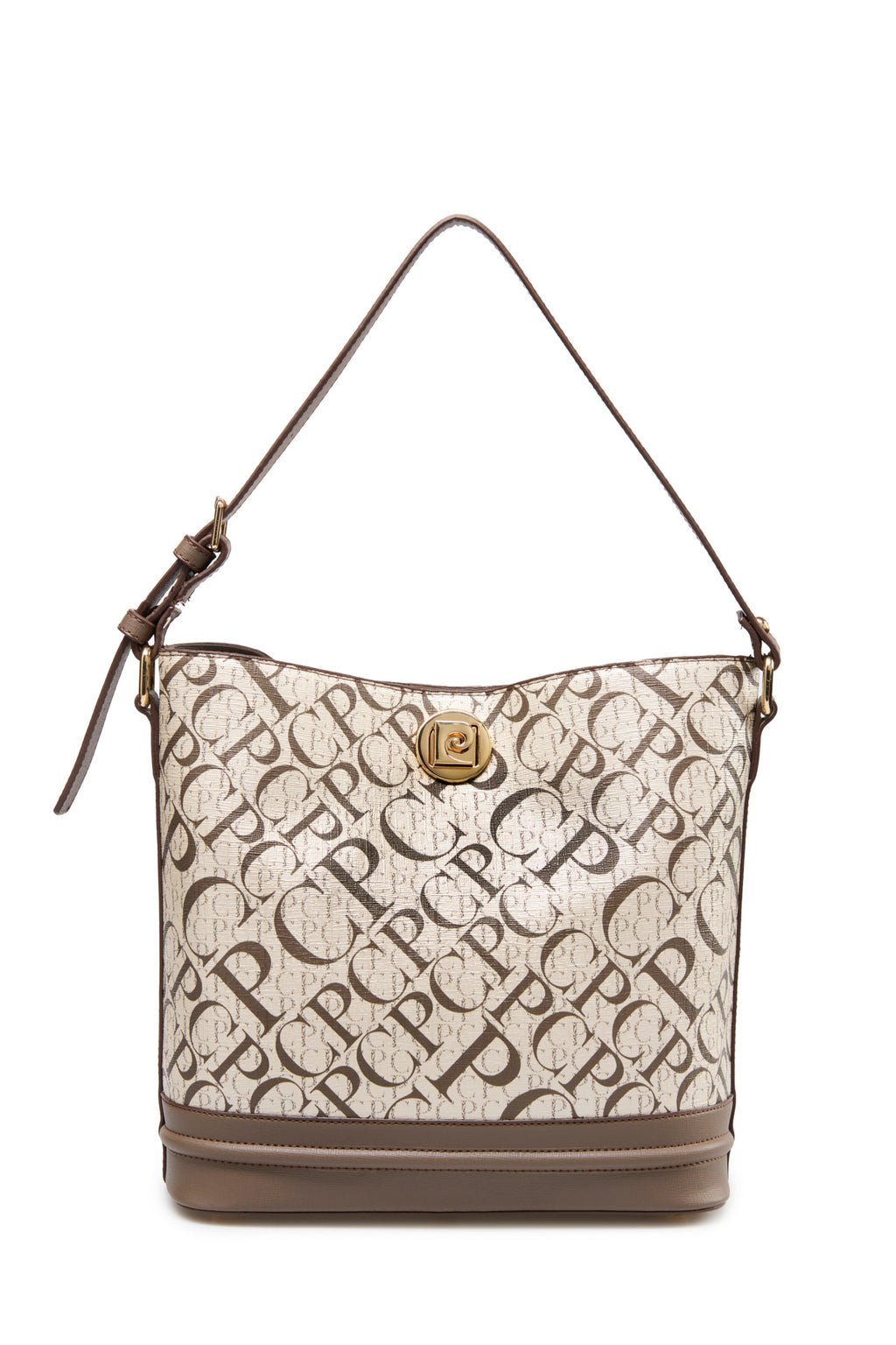Monogram Altın Kadın Omuz Çantası 05PO25Y2511