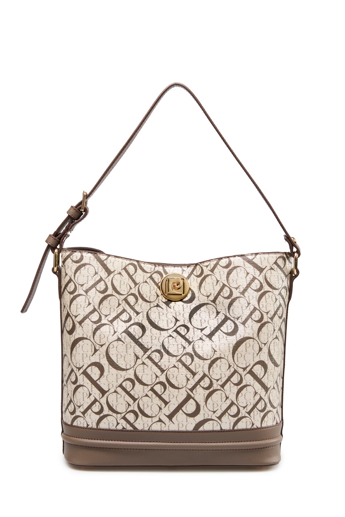 Monogram Altın Kadın Omuz Çantası 05PO25Y2511