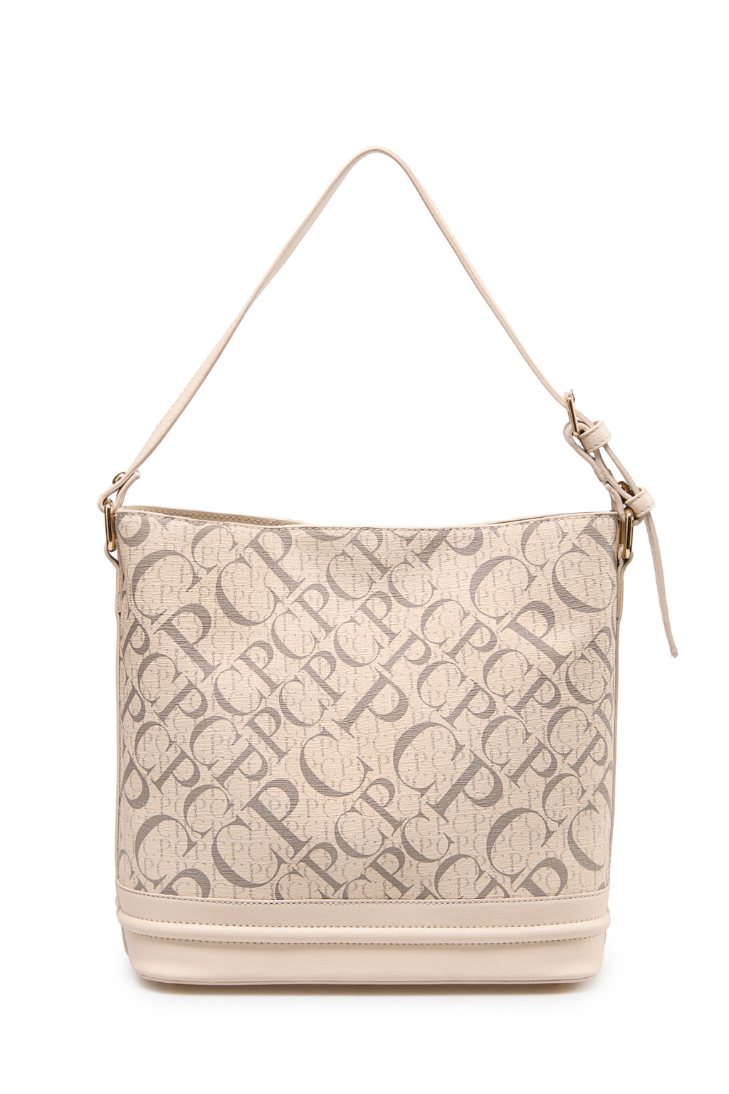 Monogram Bej Kadın Omuz Çantası 05PO25Y2511