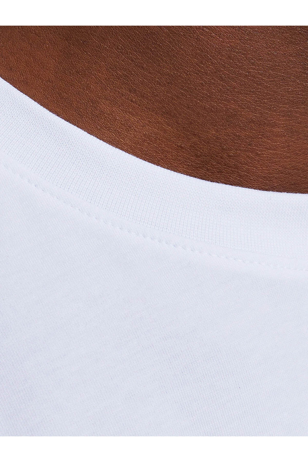 Jjeurban Edge Tee Ss O-Neck Beyaz Erkek T-Shirt 12254412