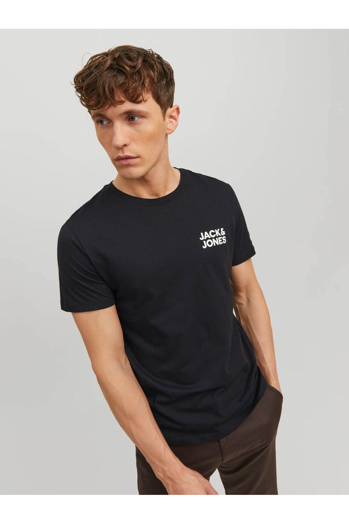 Jjecorp Logo Tee S Siyah Erkek T-Shirt 12151955
