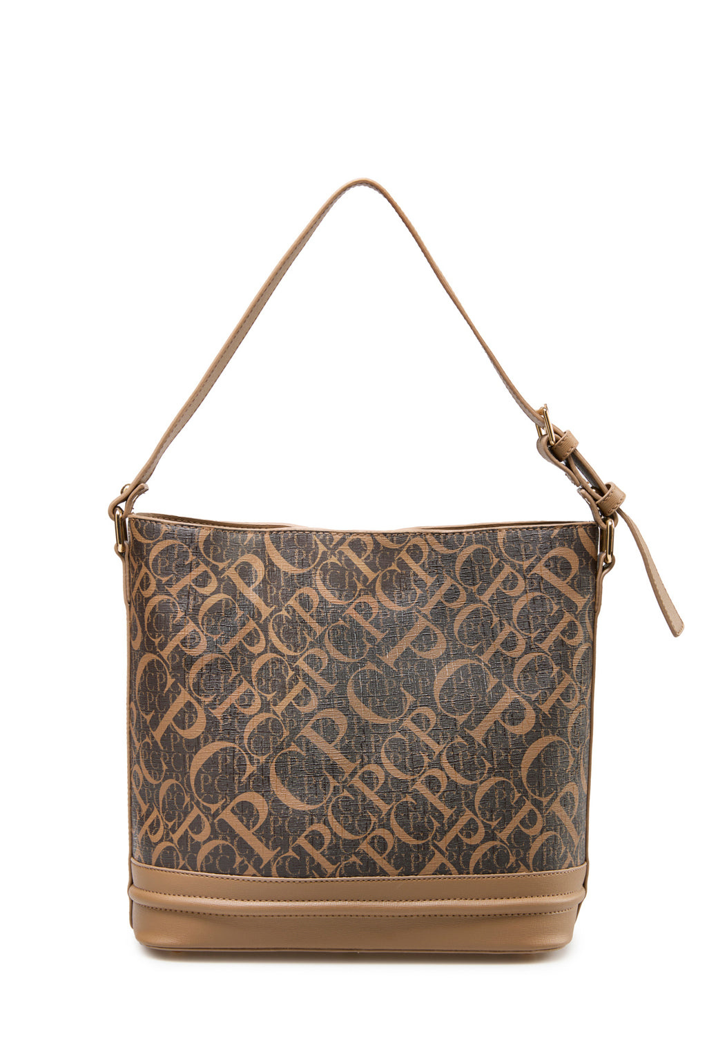 Monogram Kahve Kadın Omuz Çantası 05PO25Y2511