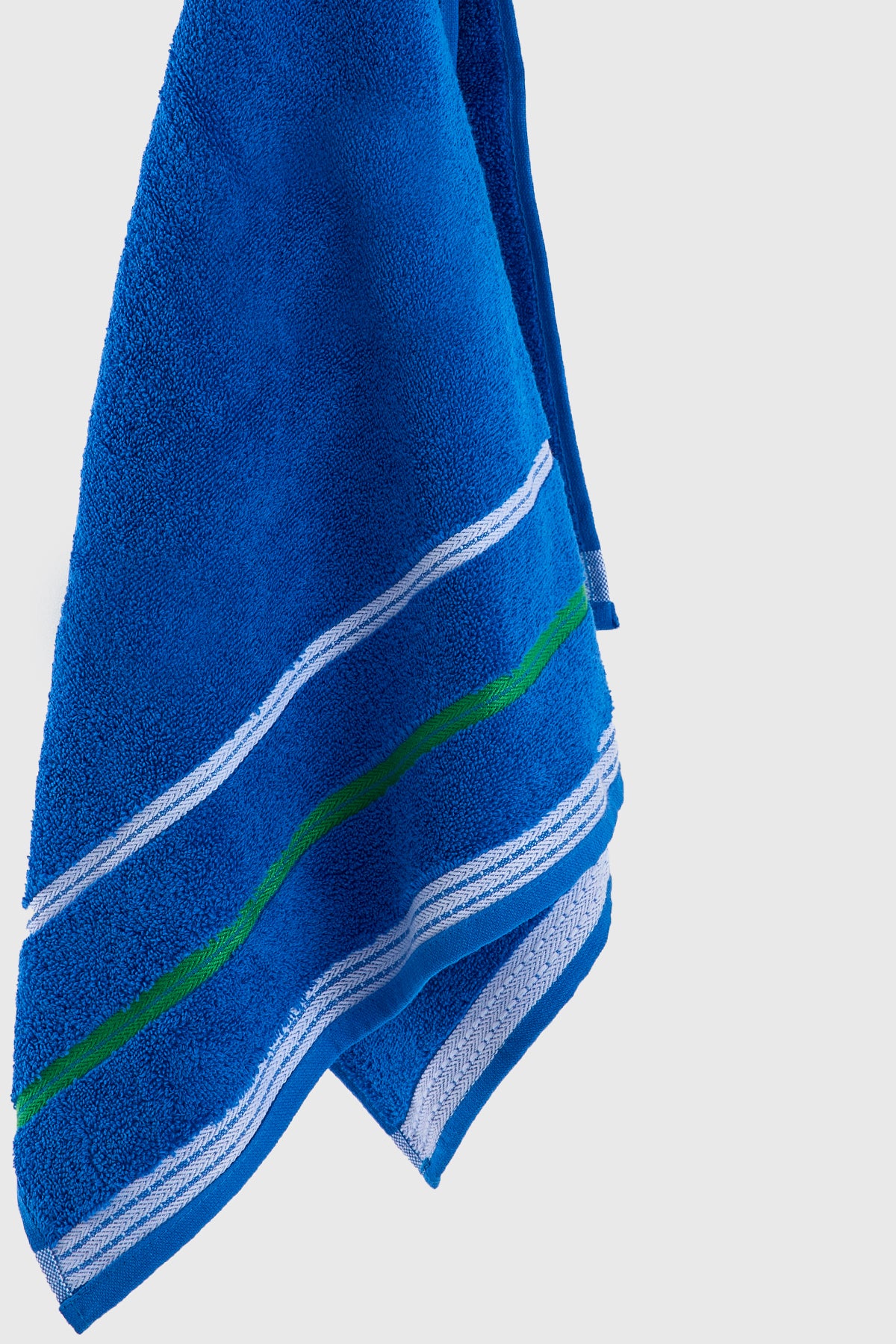 Be-0832-Bl %100 Pamuk Mavi 70X140 Cm Banyo Havlusu