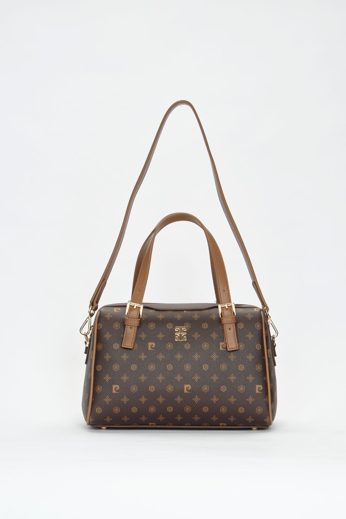 Kahve Monogram Kadın Omuz Çantası 05PO22Y1532