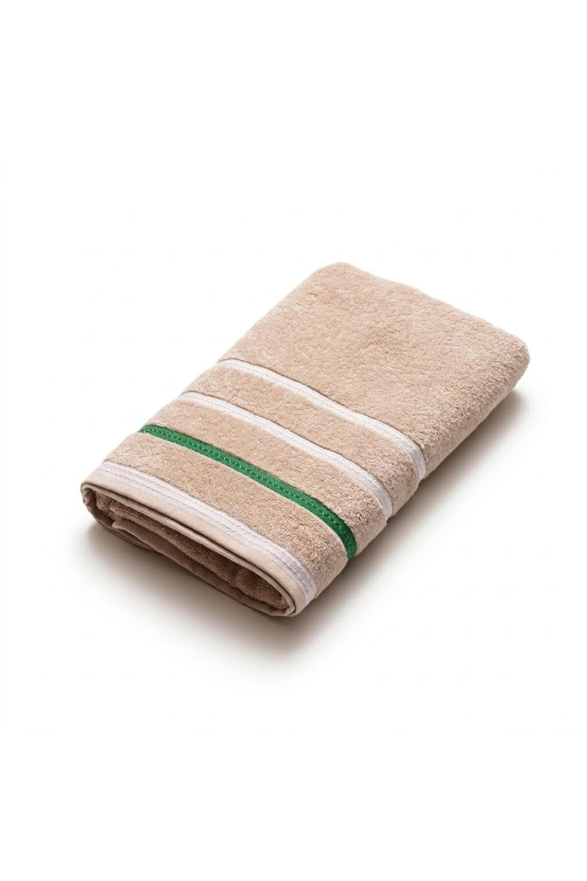 Be-0927-Bg %100 Pamuk Bej 70X140 Cm Banyo Havlusu