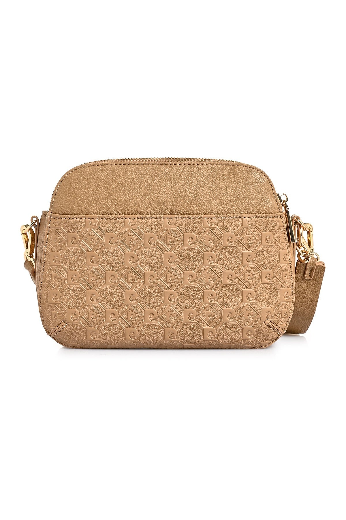 Kadın Kadın Camel Print Desenli Ayarlanabilir Askılı Omuz Çantası